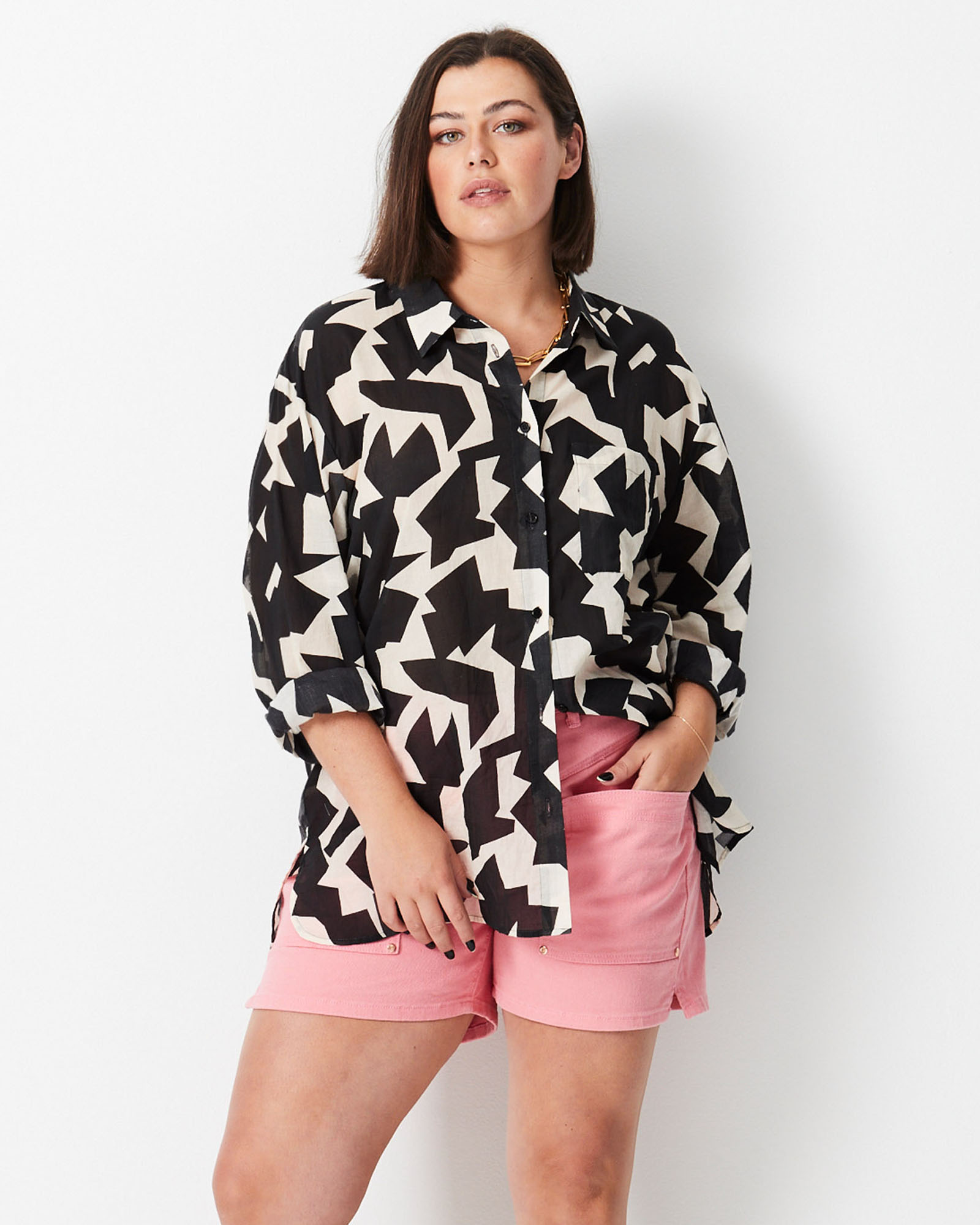 Lo-Fi Cotton Viole Shirt