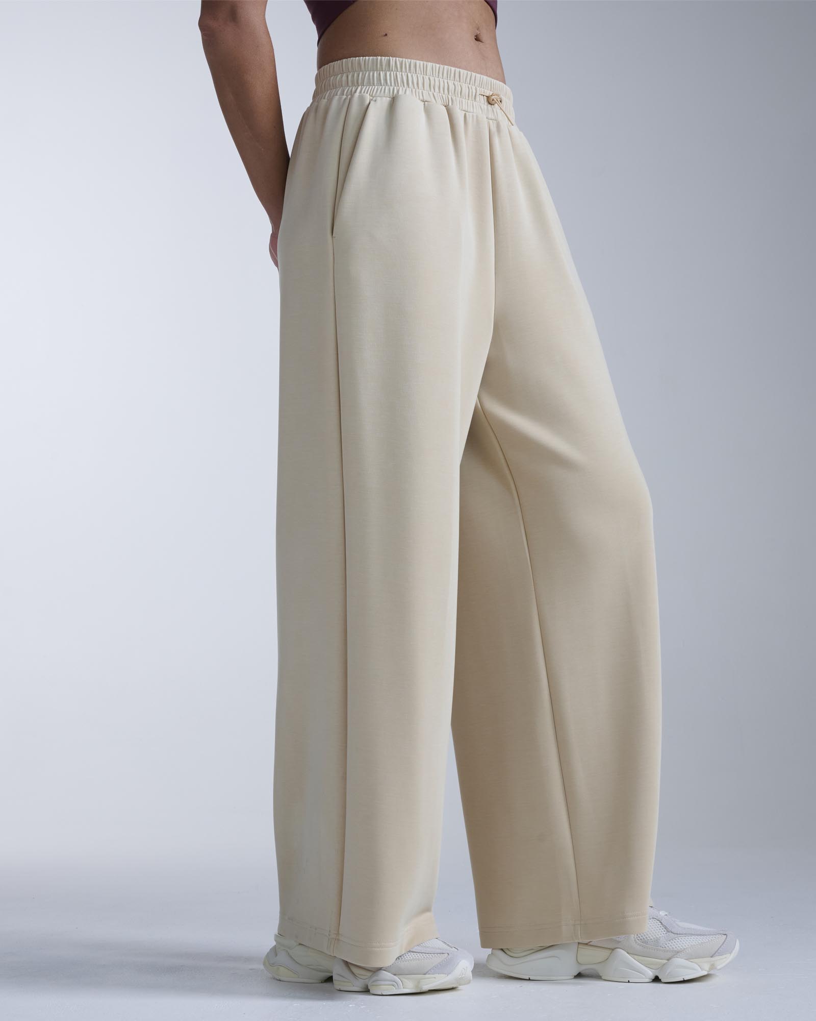 Wonderluxe Sand Washed Wide Leg