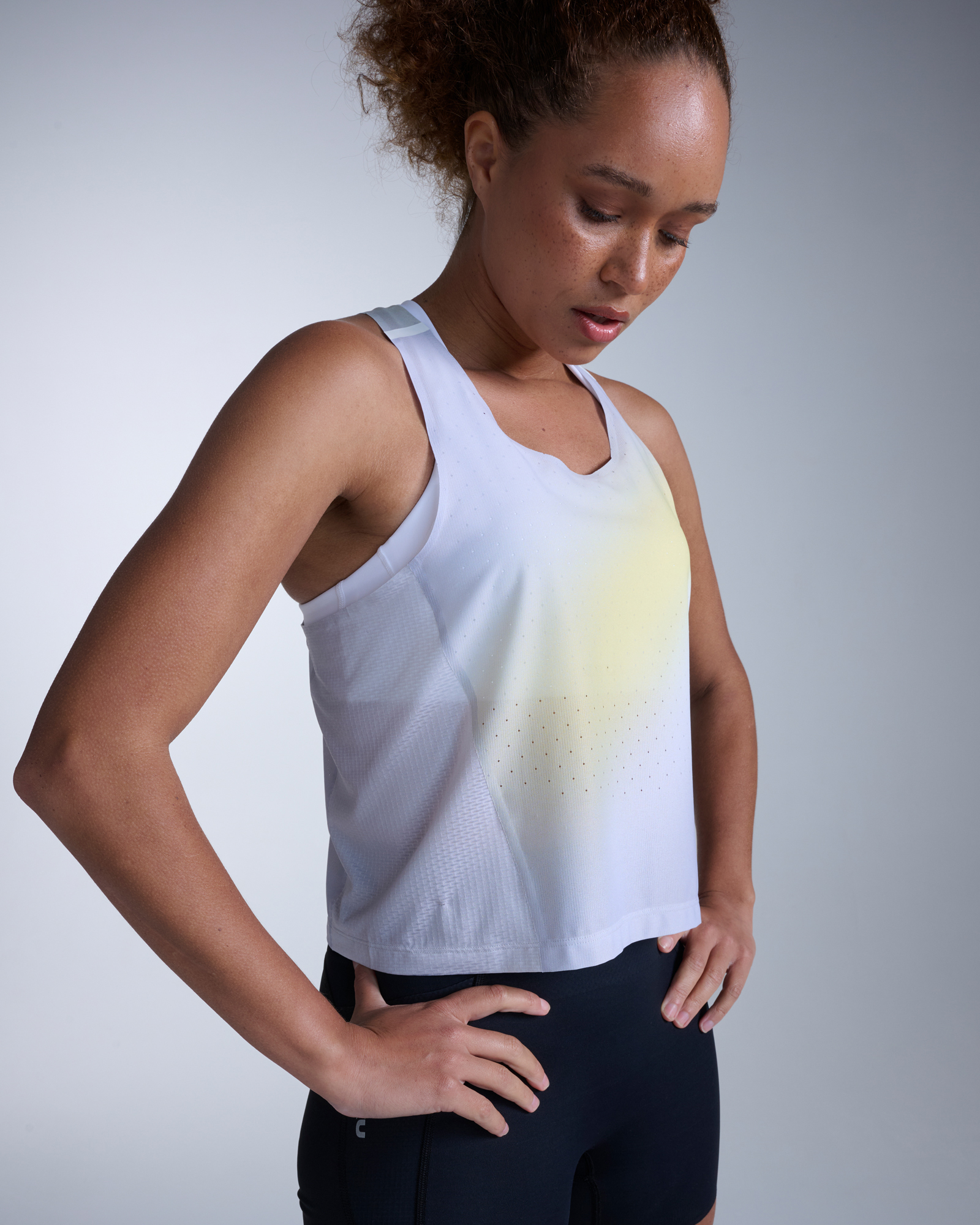 Light Speed React Crop Singlet