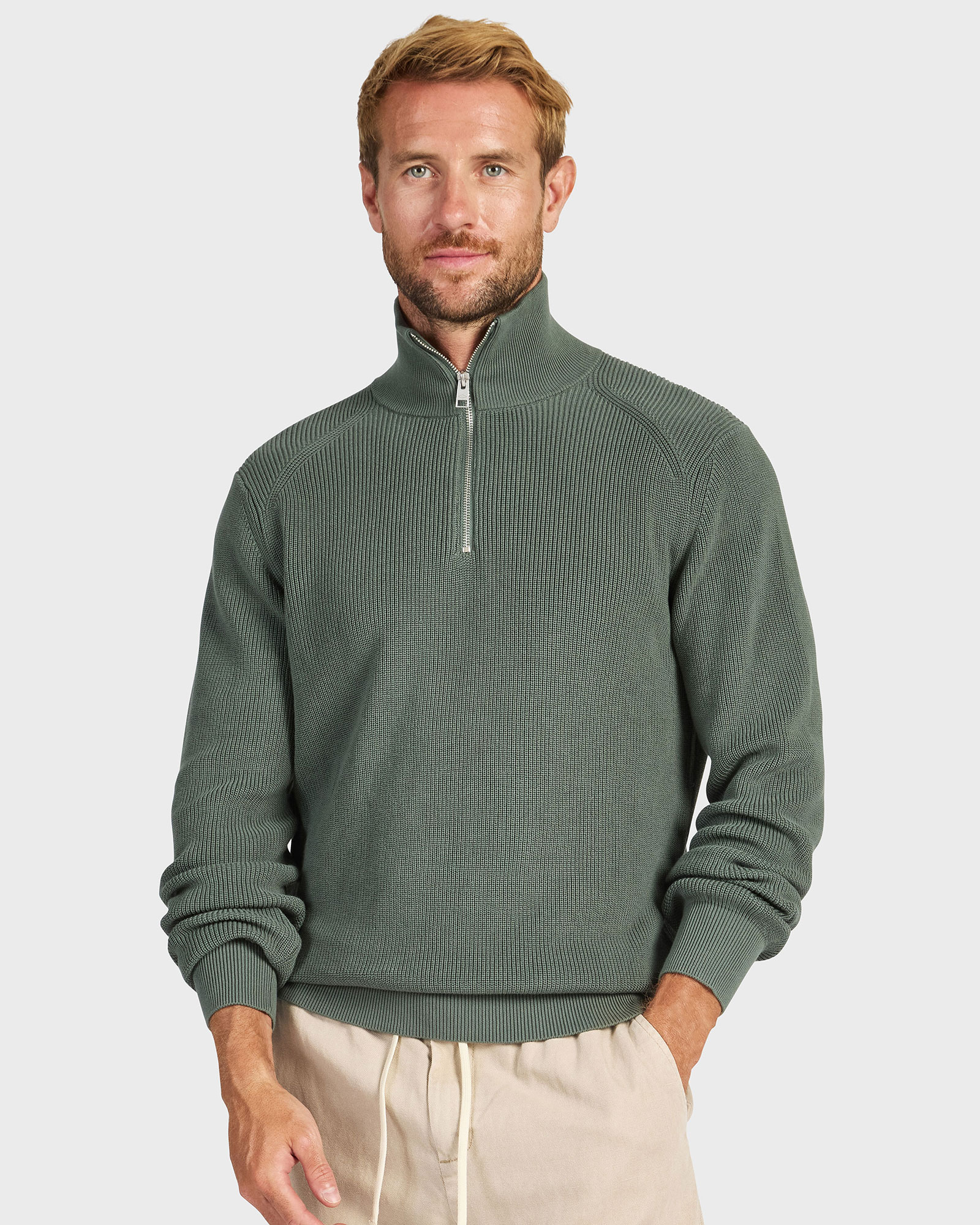 Oliver 1/4 Zip Knit