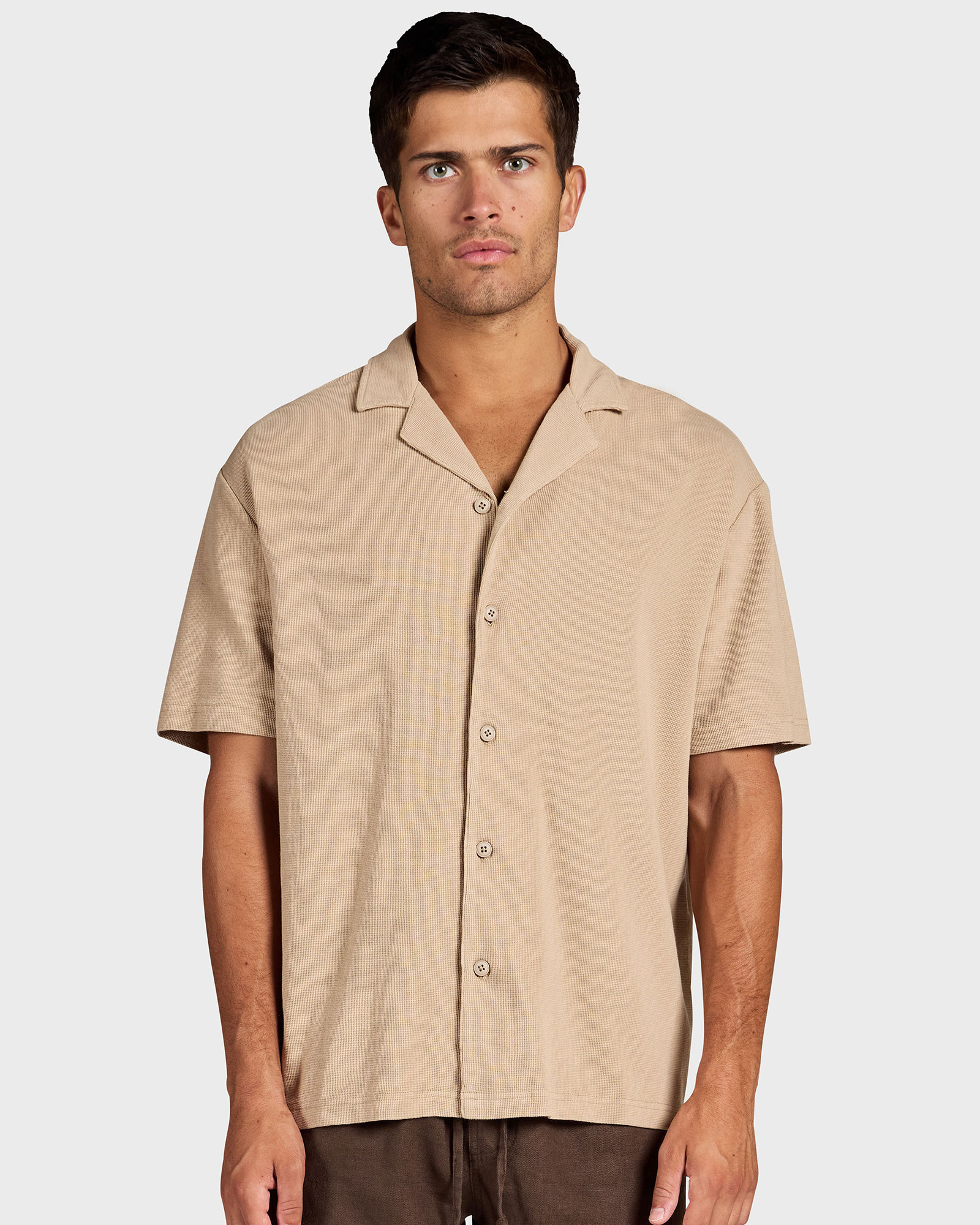 Carlos Cotton Waffle SS Shirt