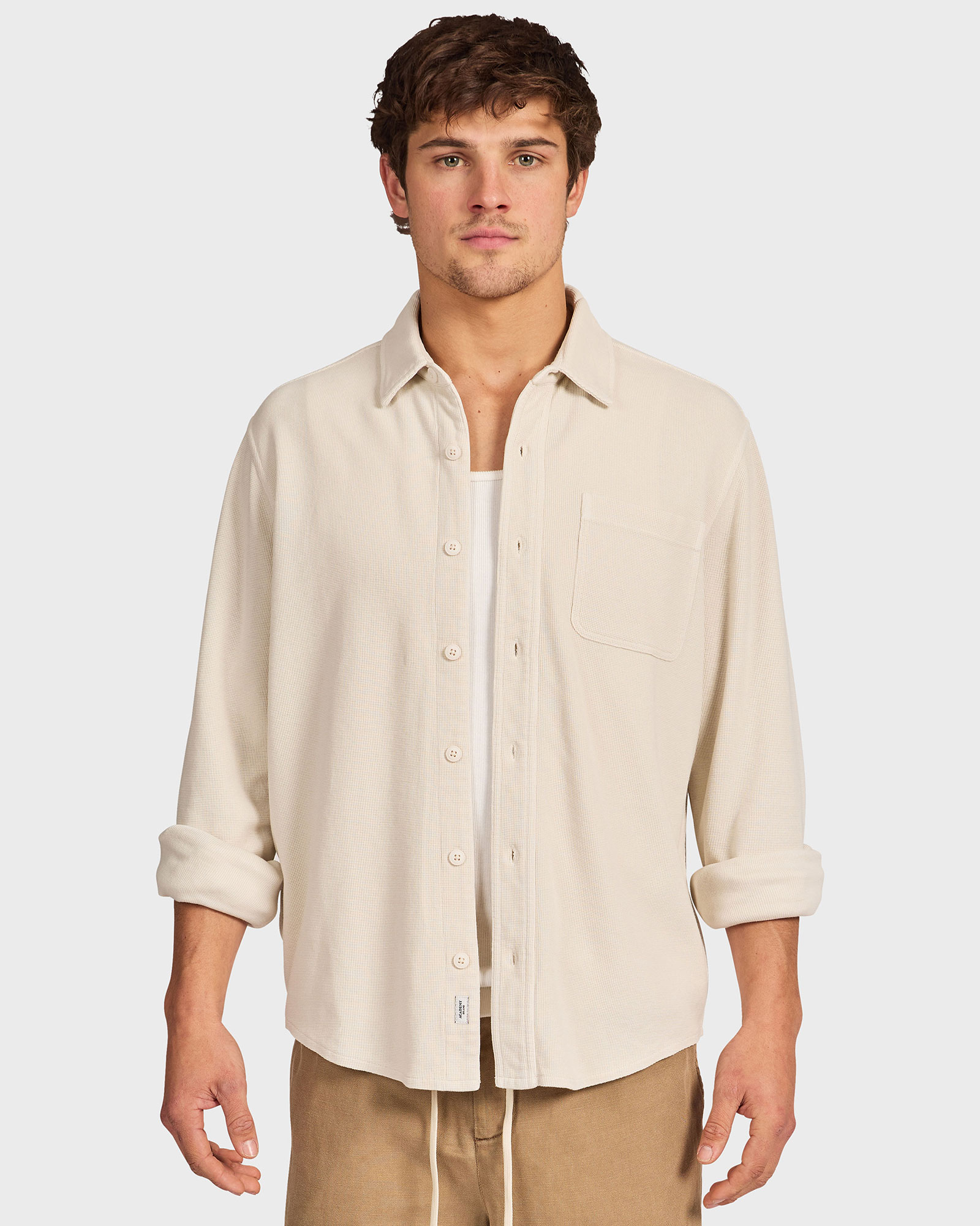 Carlos Cotton Waffle Shirt