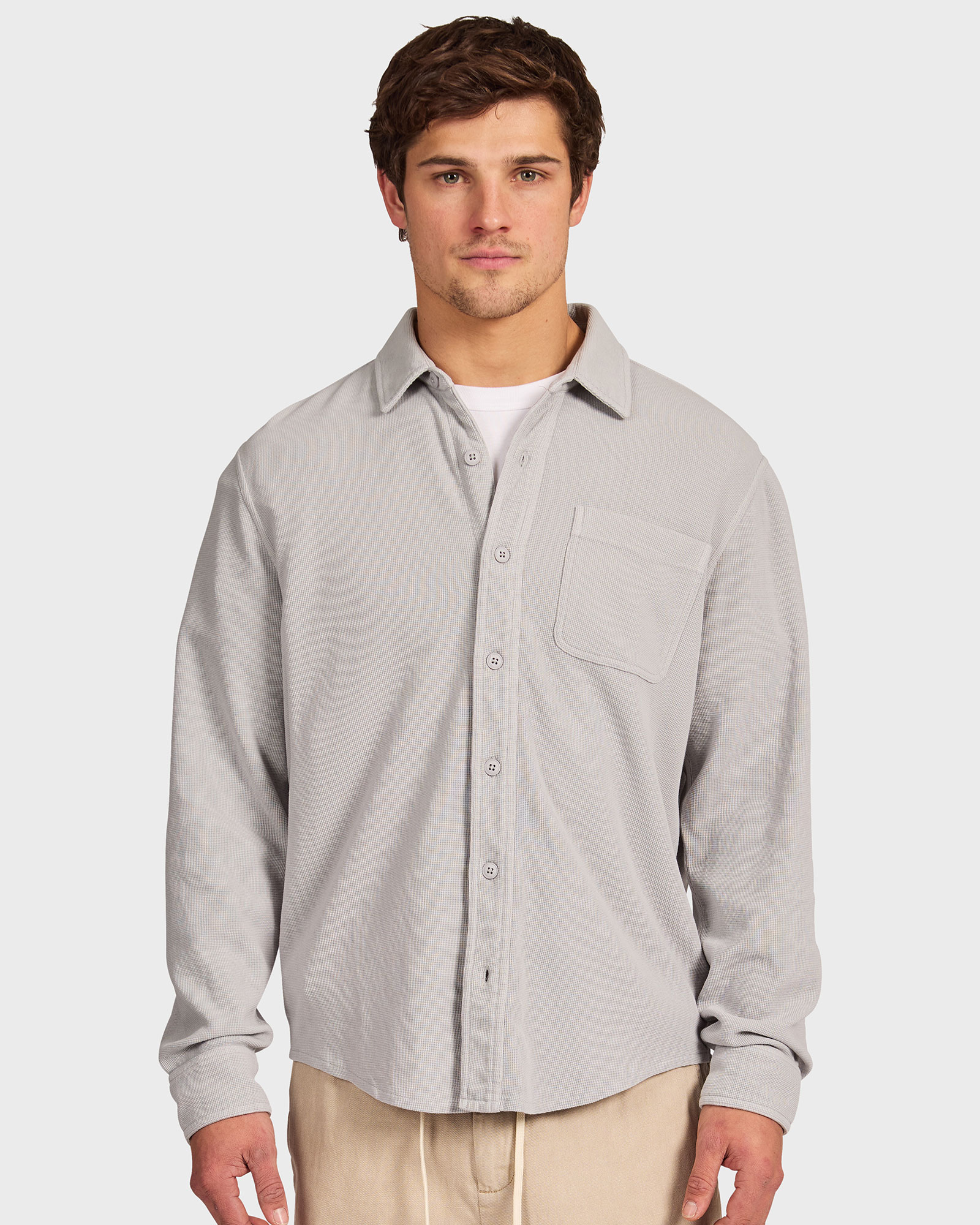 Carlos Cotton Waffle Shirt