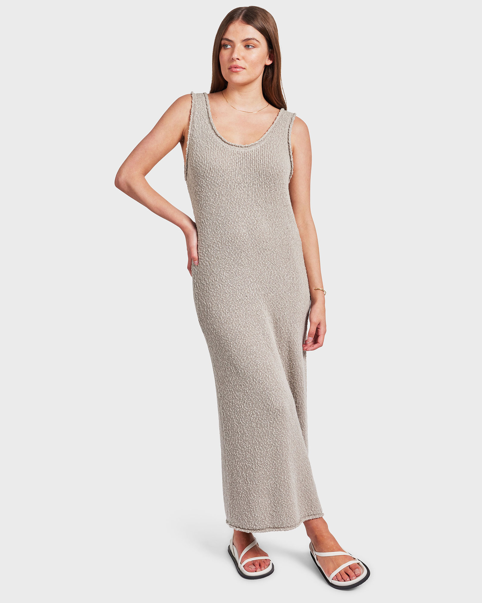 Daisy Boucle Knit Dress