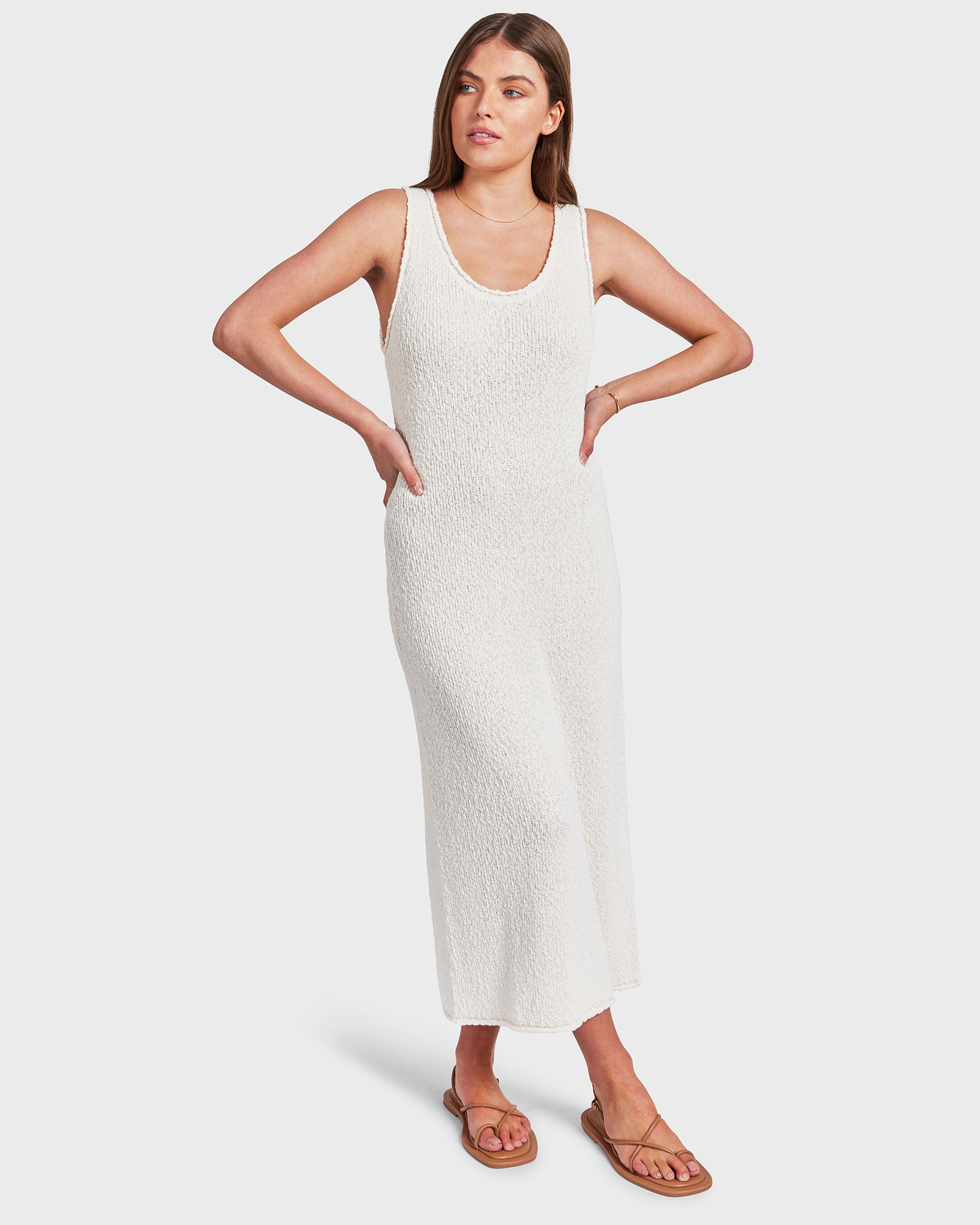 Daisy Boucle Knit Dress