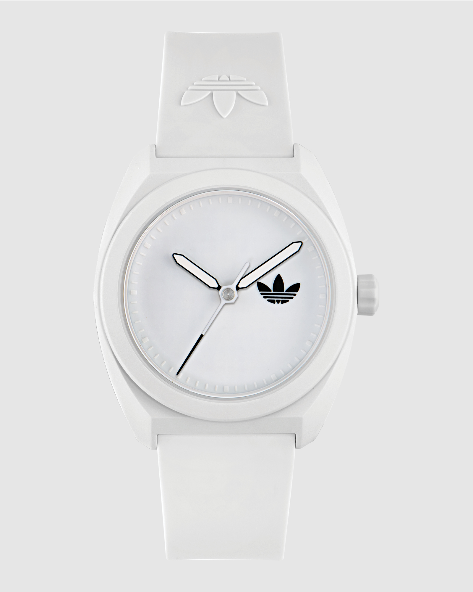 Project Three 42mm Ceramic Case with White Dial and Resin Strap