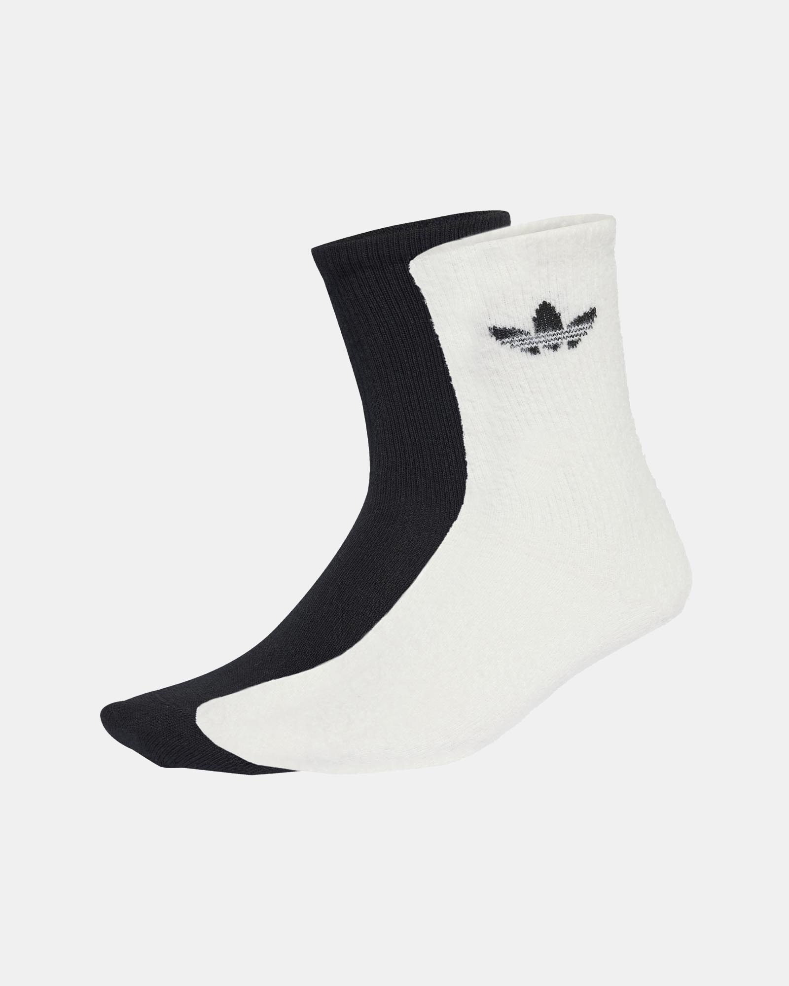 2-Pack Fluffy Crew Socks