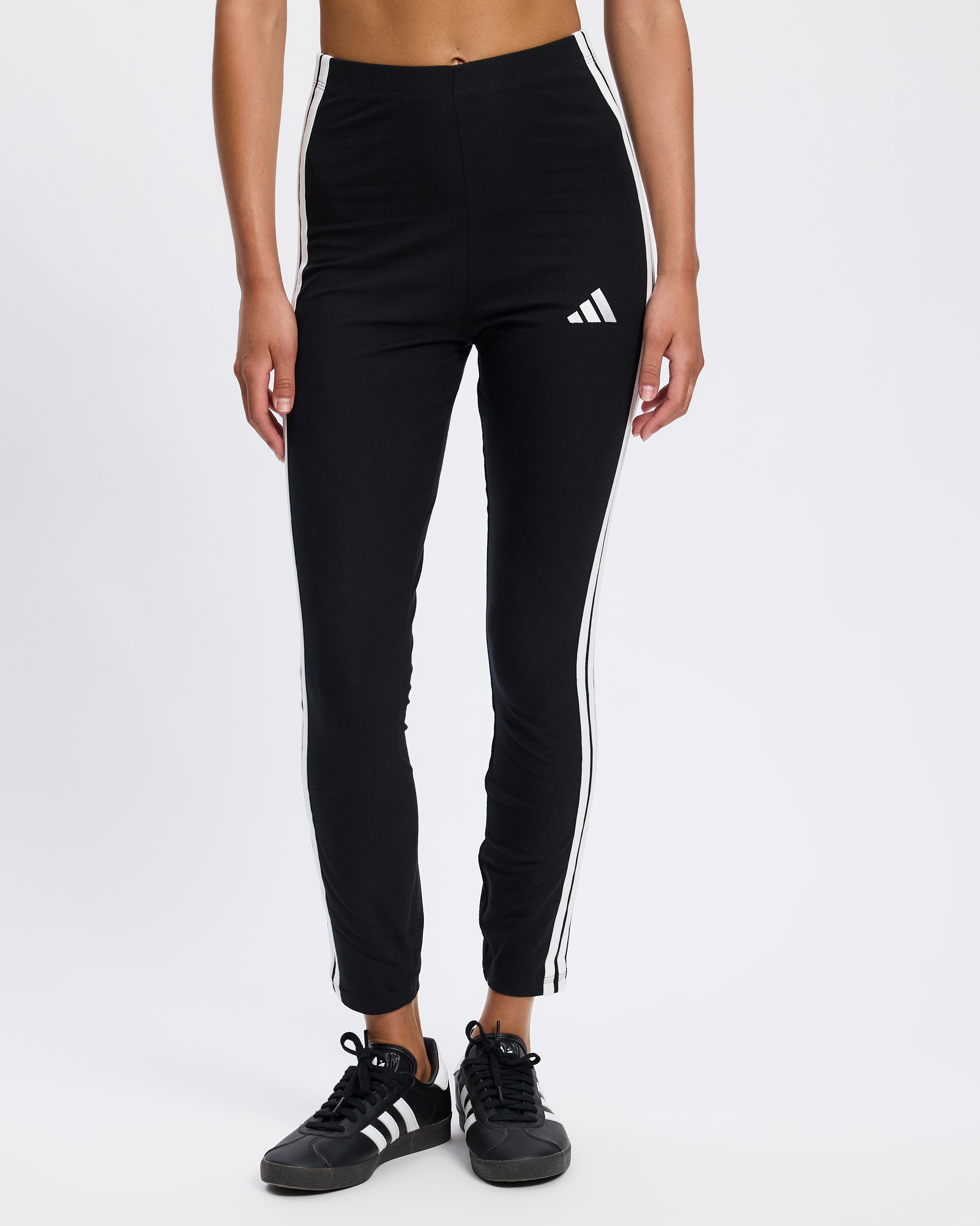 Essentials 3-Stripes Cotton Leggings