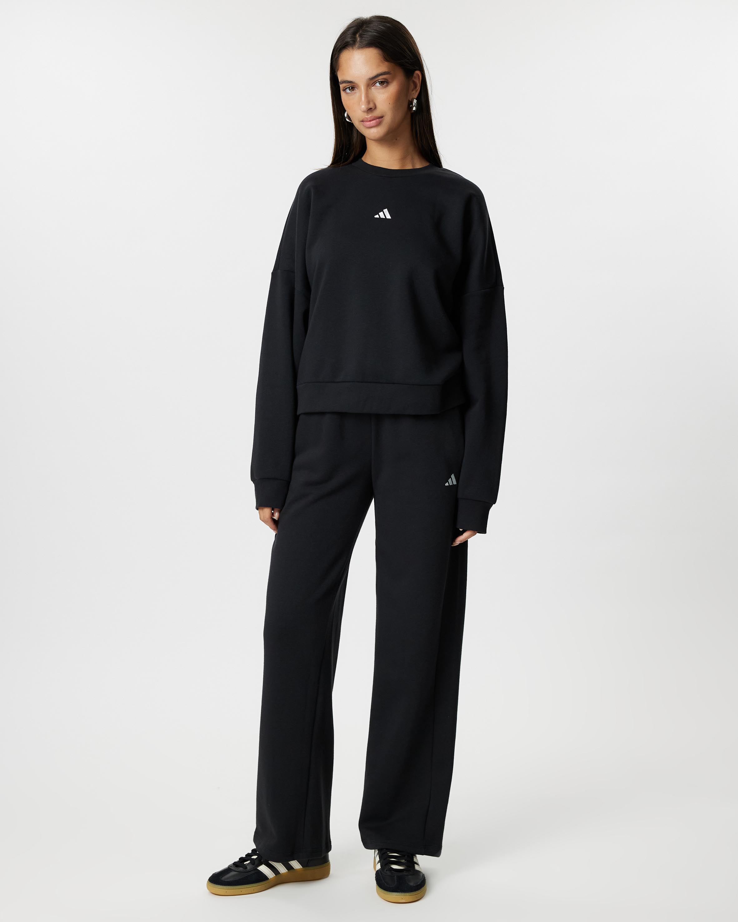 Essentials Small Logo Feel Cozy Open-Hem Pants