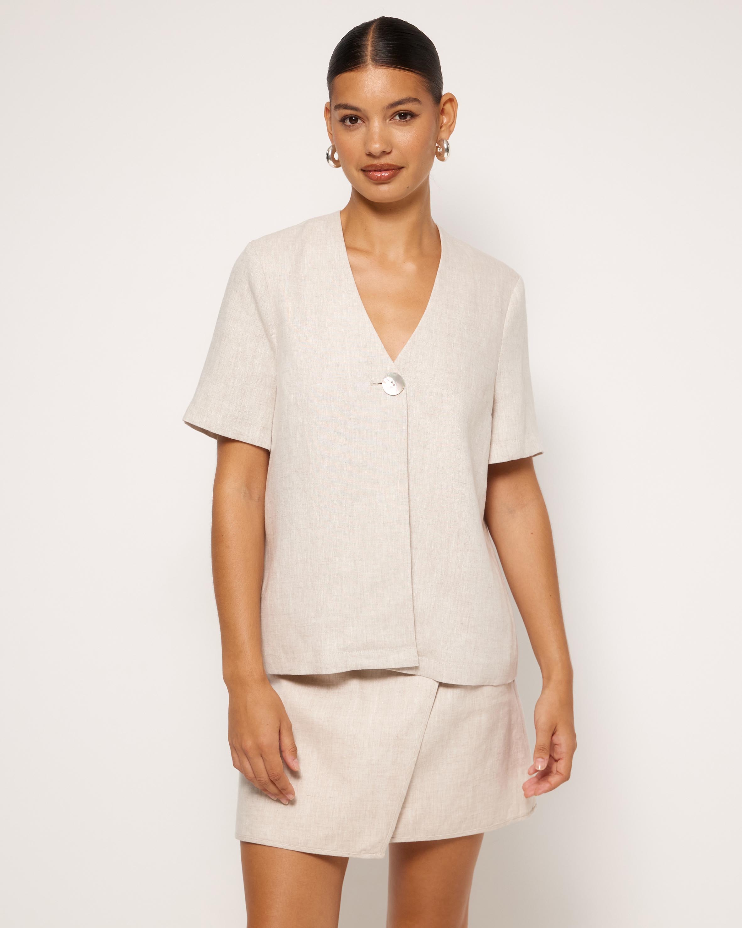 Willow Linen Top