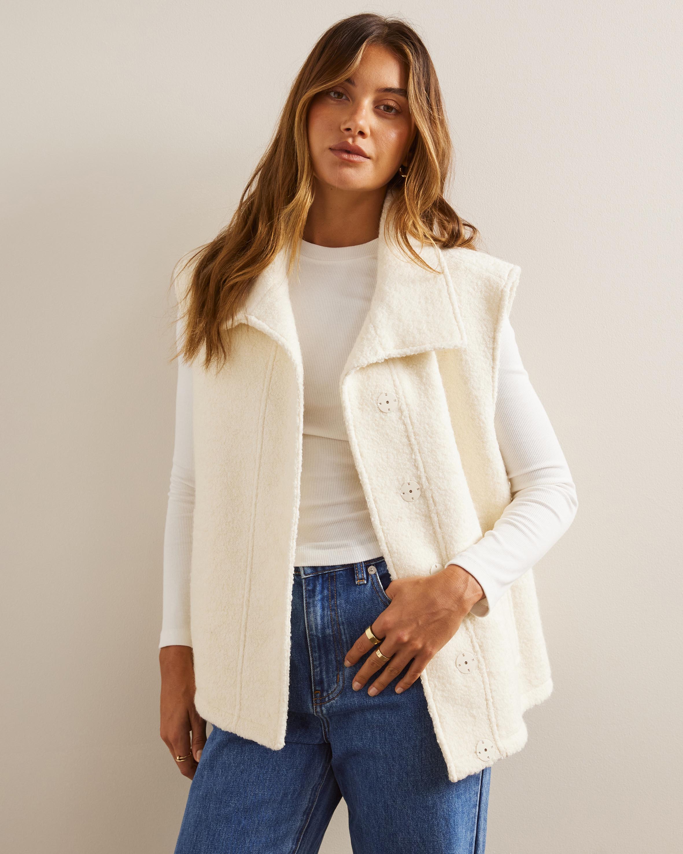 Isabel Wool Layering Vest