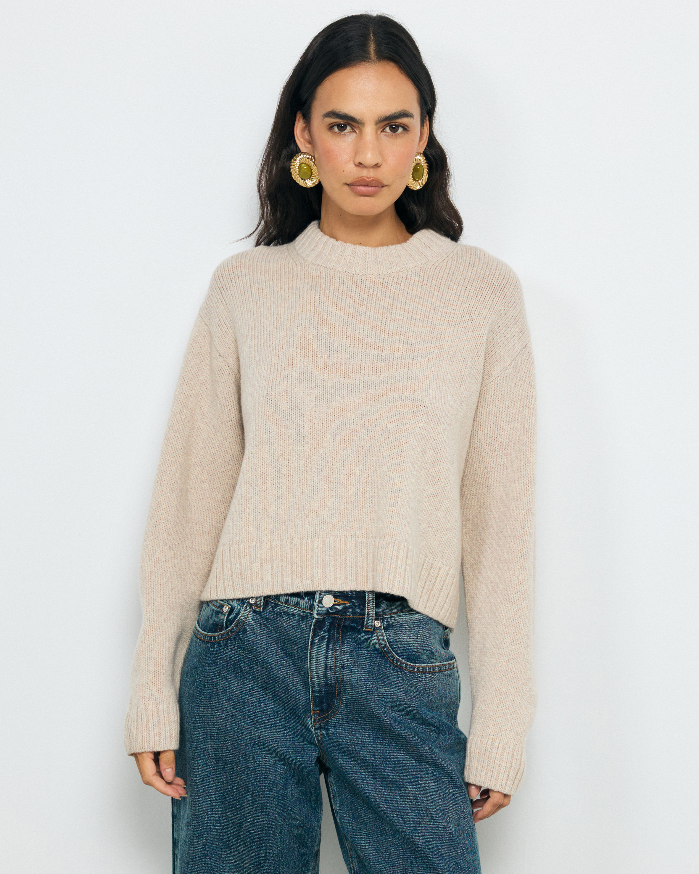 Emme Merino Wool Knit Jumper