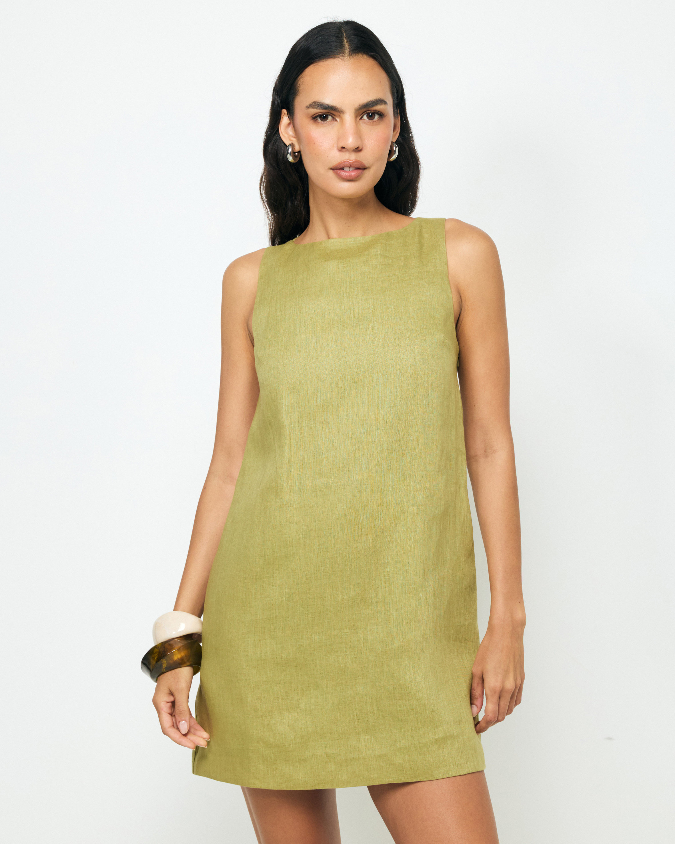 Zaya Linen Mini Dress