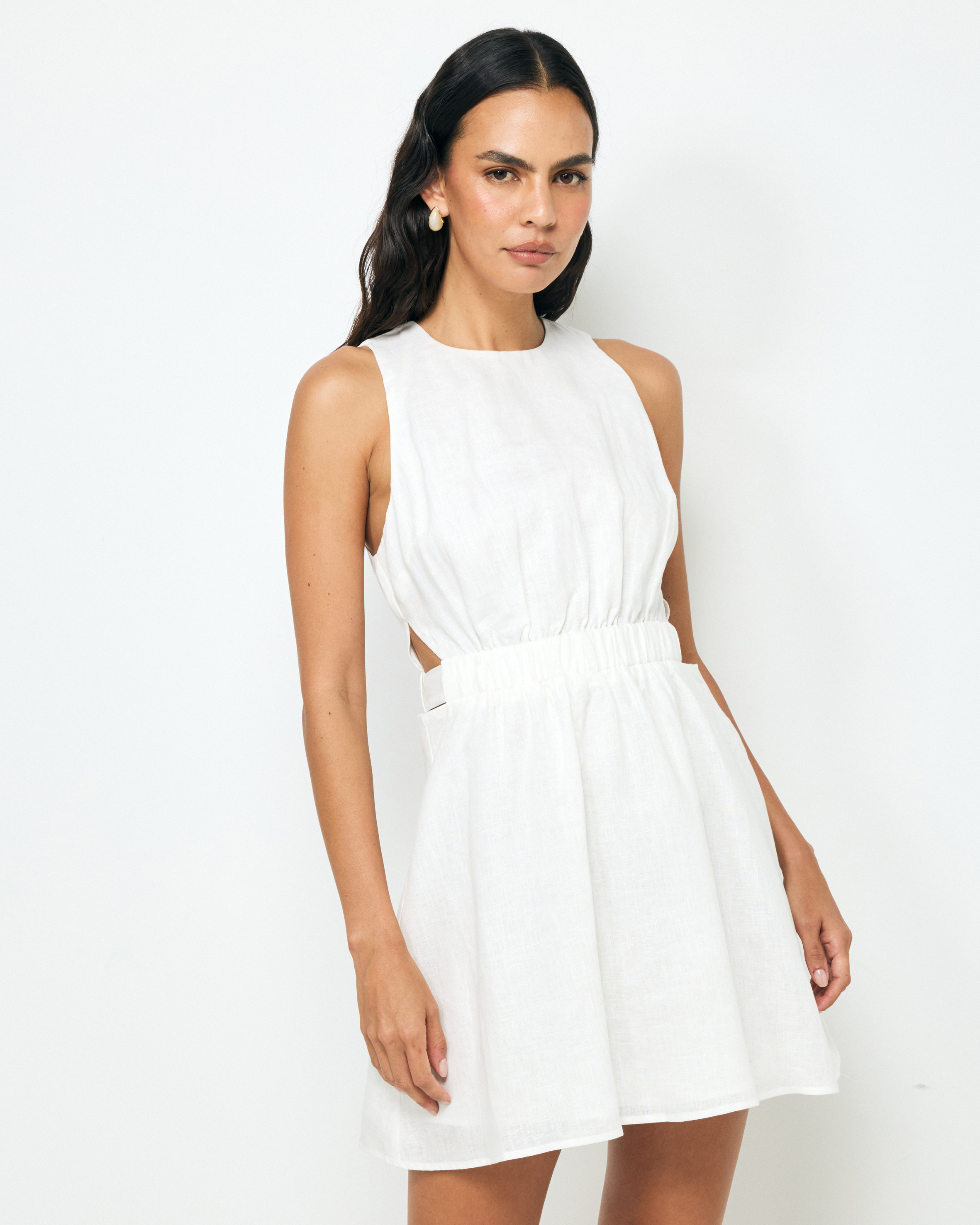 Mysa Linen Mini Dress