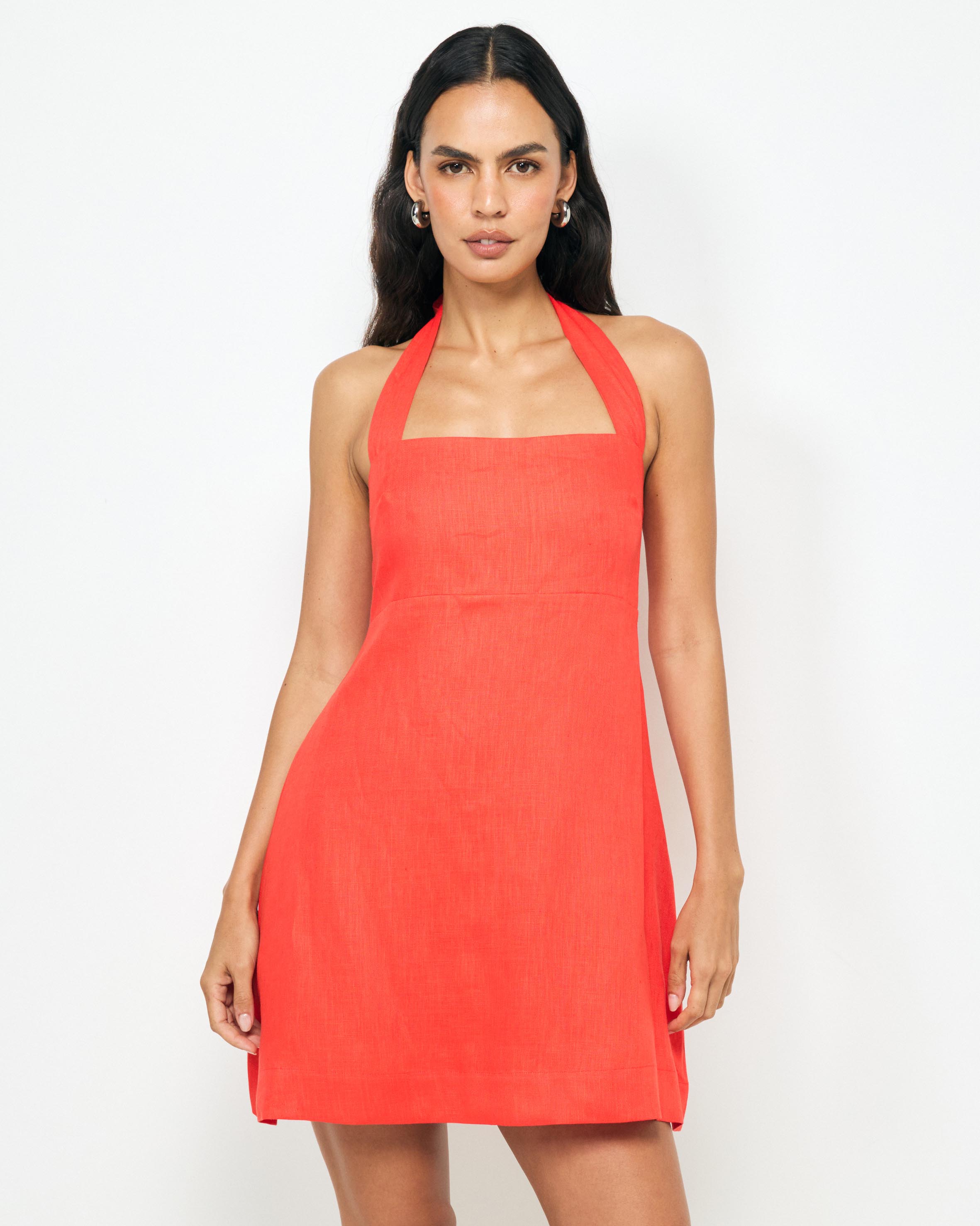 Lylah Linen Mini Dress