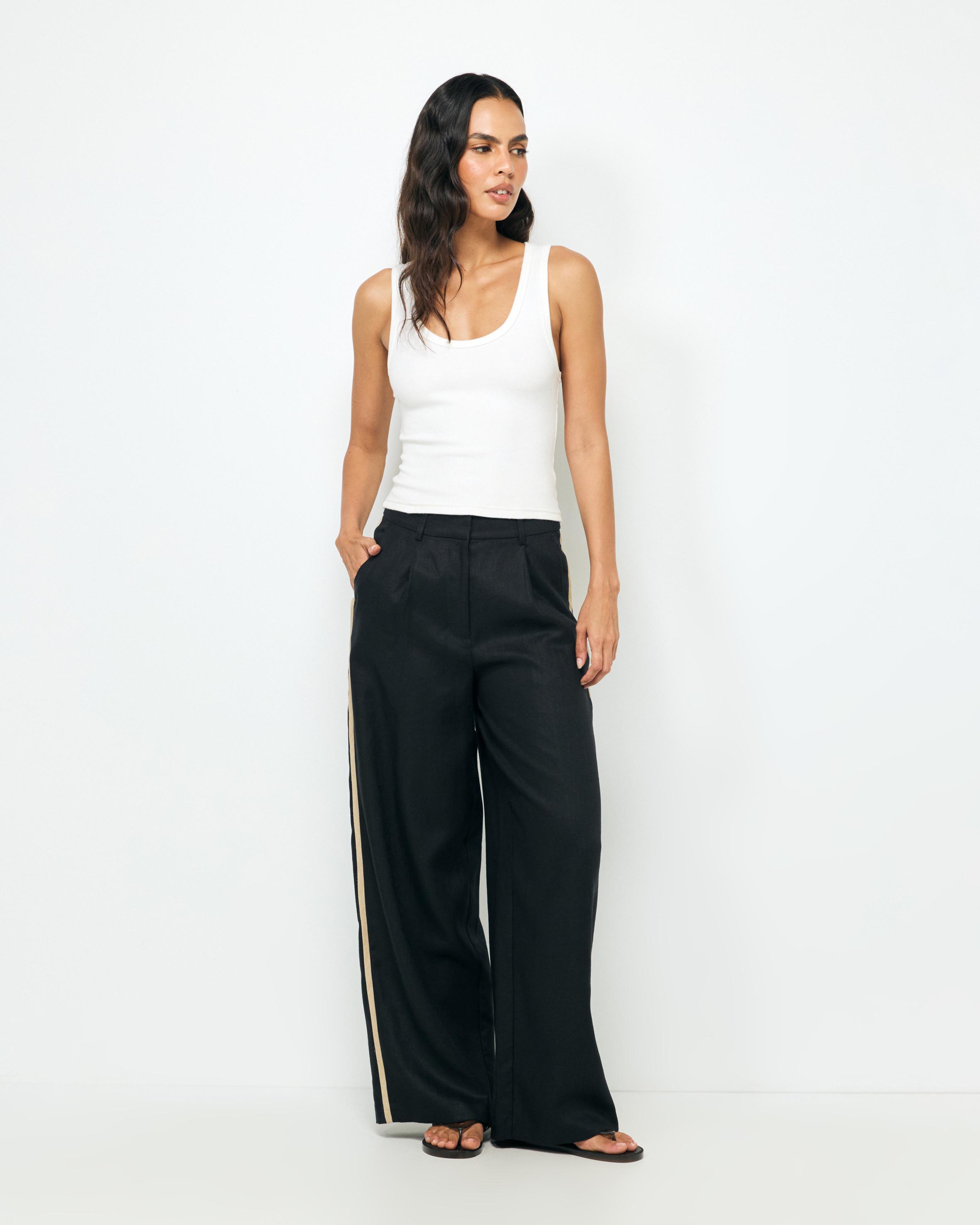 Sora Stripe Tailored Pants