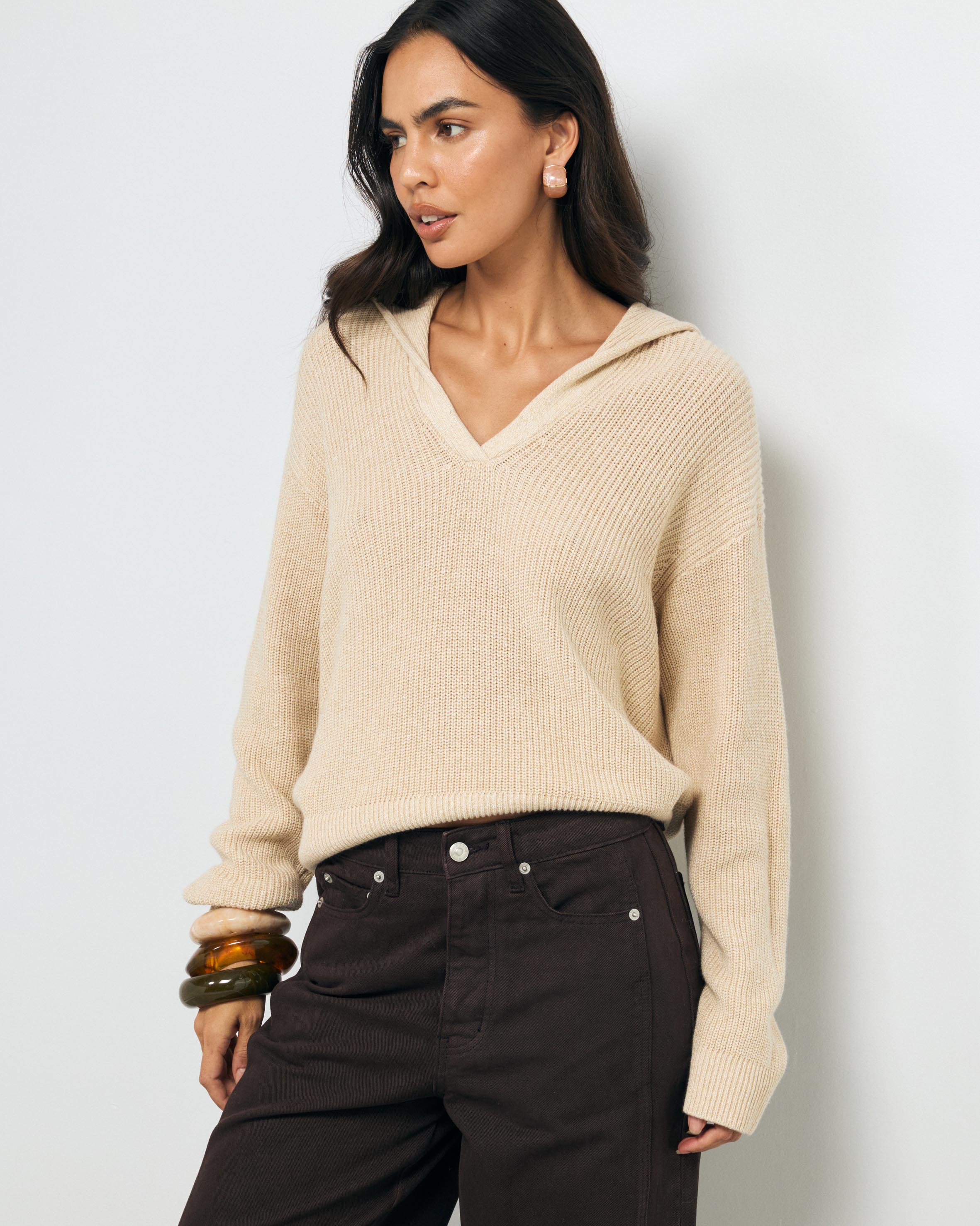Lilo Cotton Wool Polo Knit