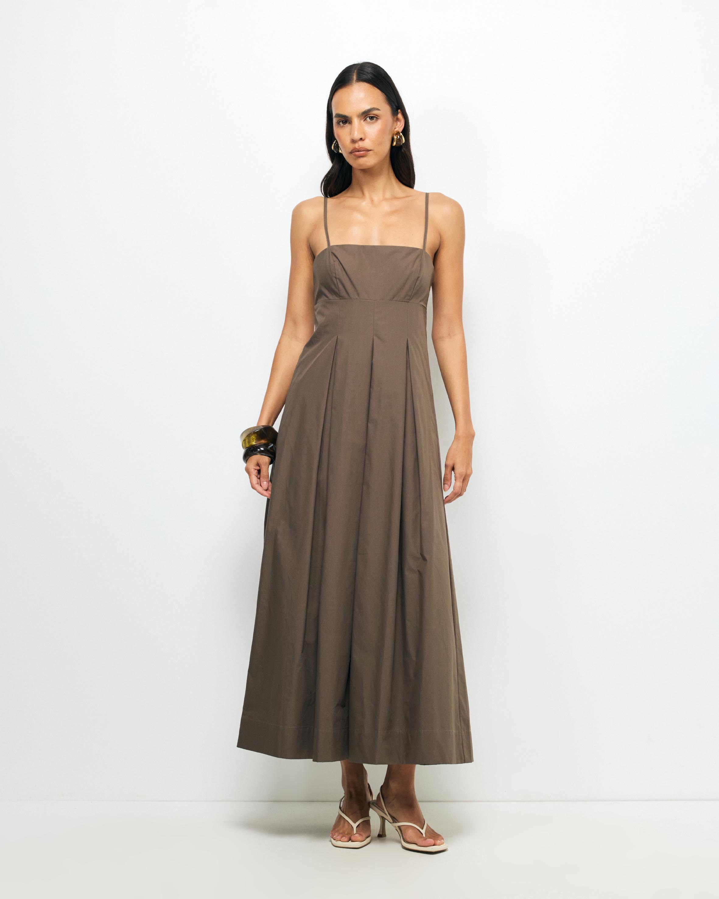 Vega Cotton Midi Dress