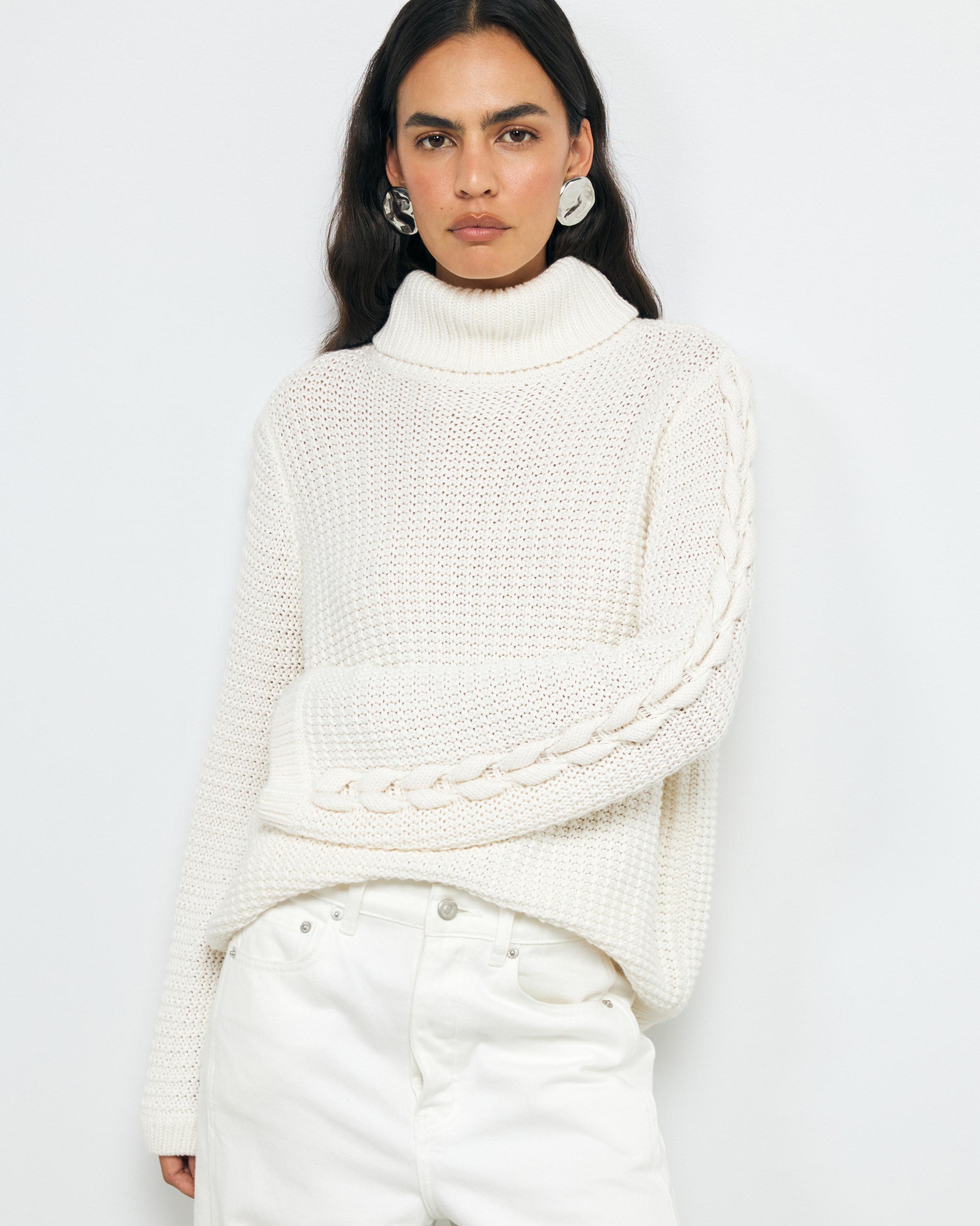 Rhei Organic Cotton Wool Cable Jumper