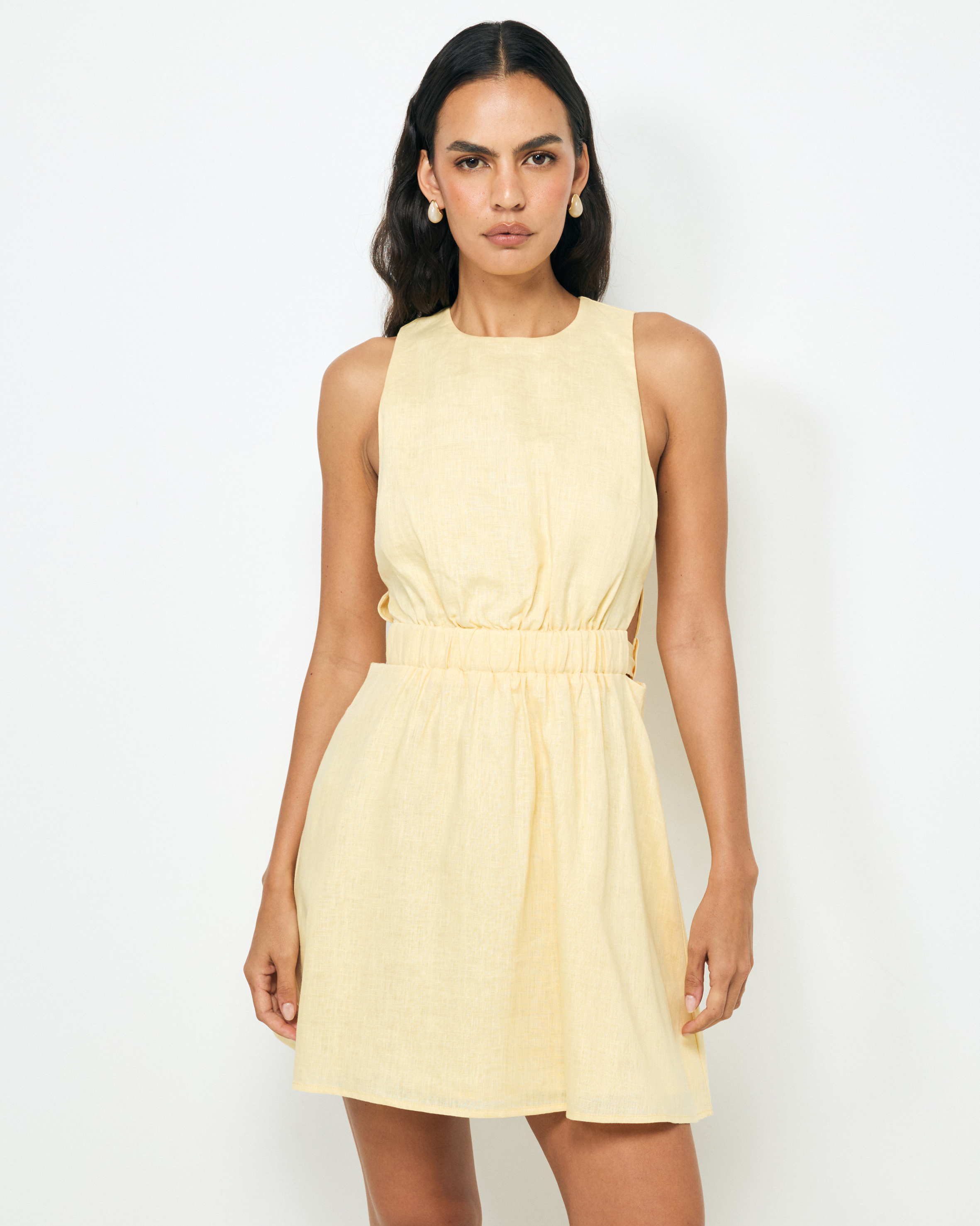 Mysa Linen Mini Dress