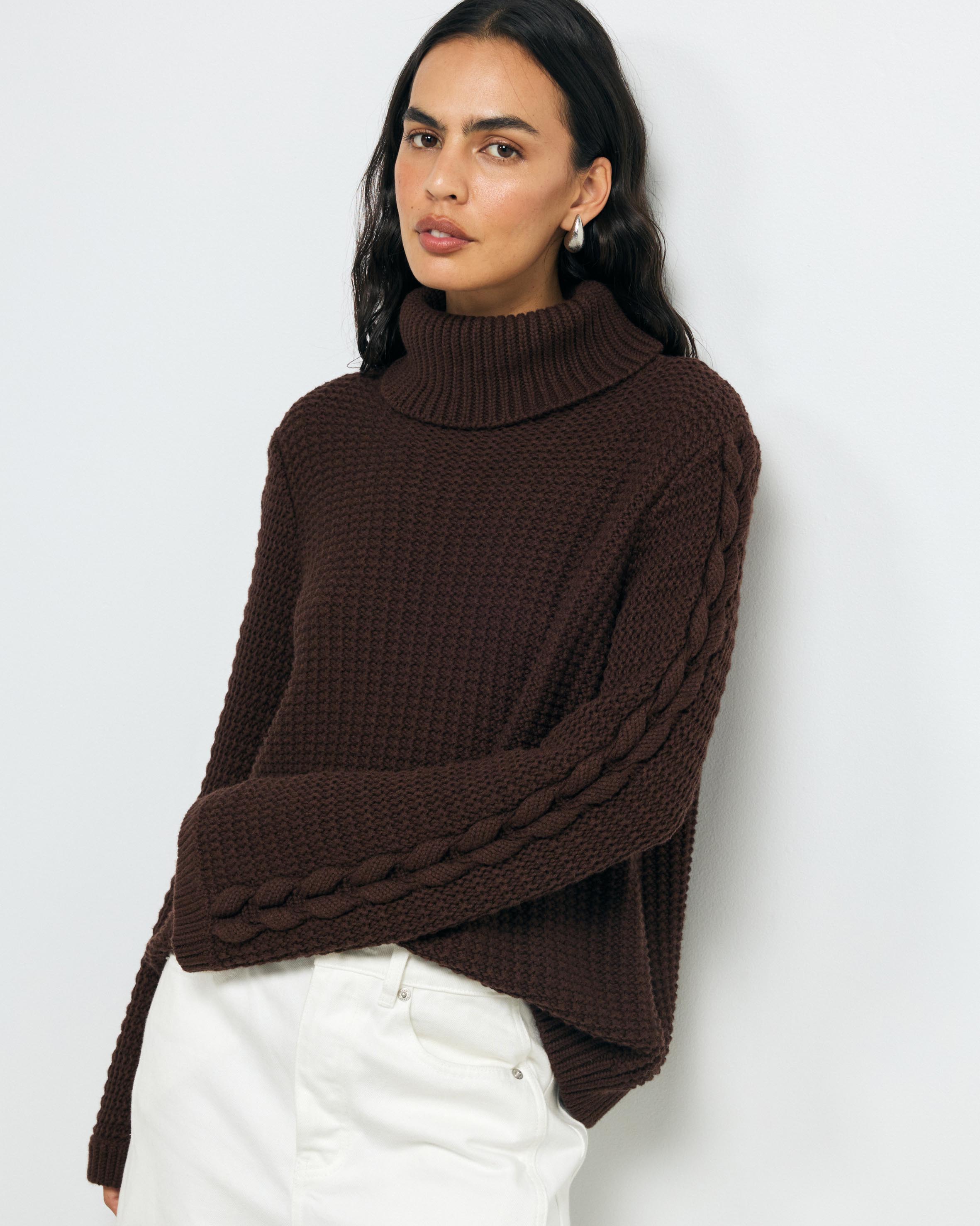 Rhei Organic Cotton Wool Cable Jumper