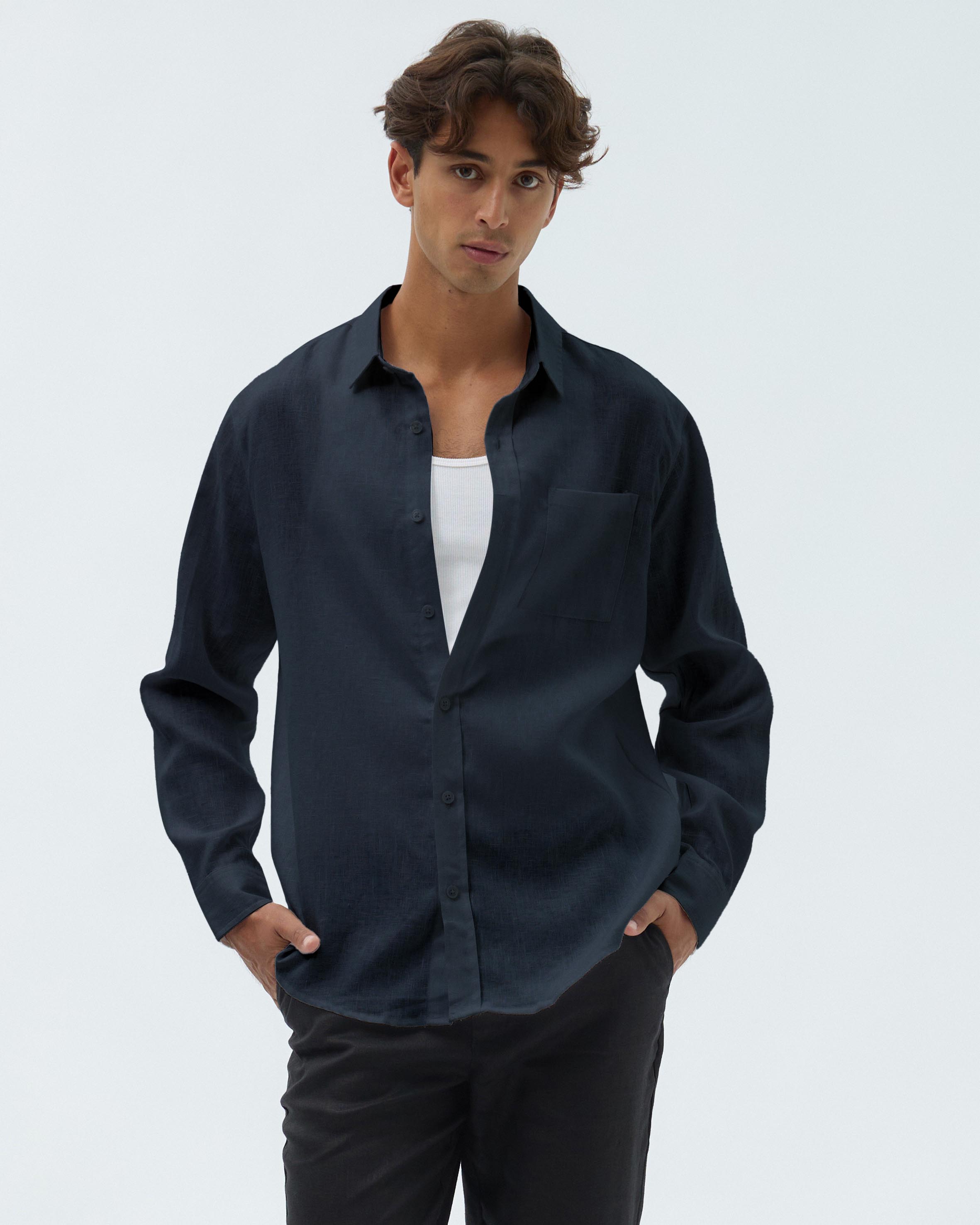 Resort Linen LS Shirt