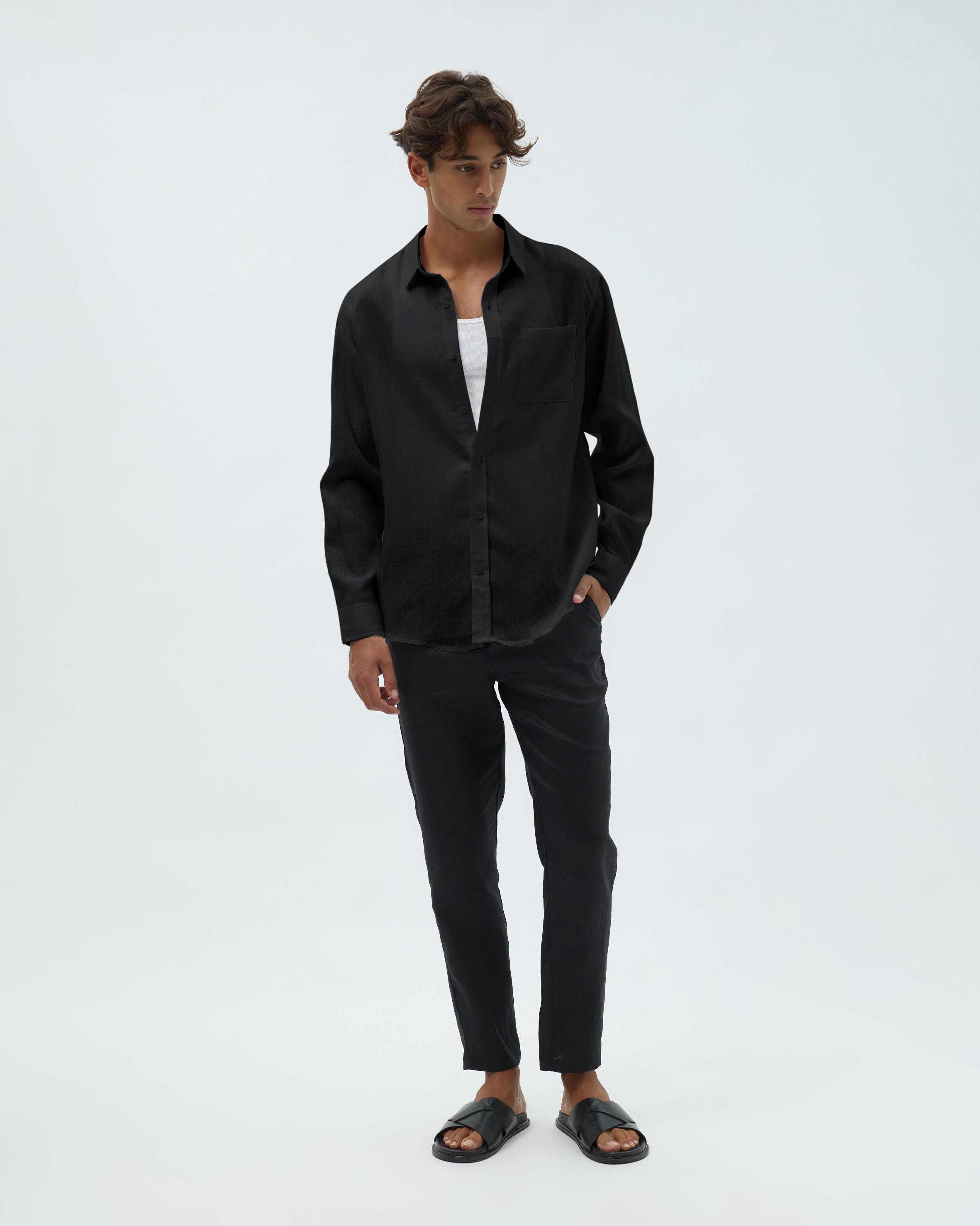 Resort Linen LS Shirt