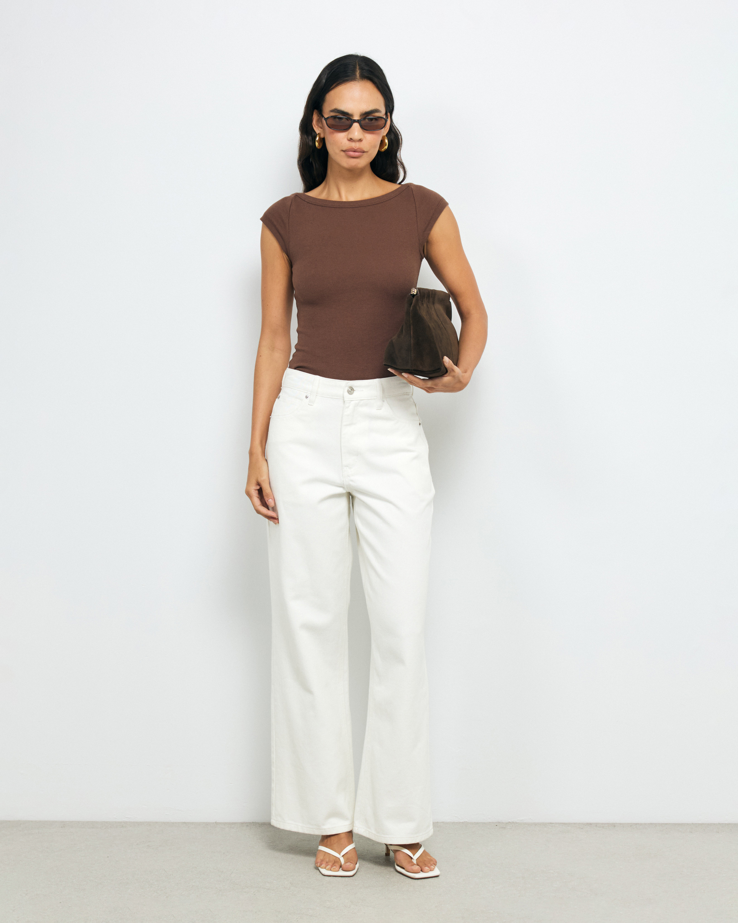 High Rise Straight Leg Jeans