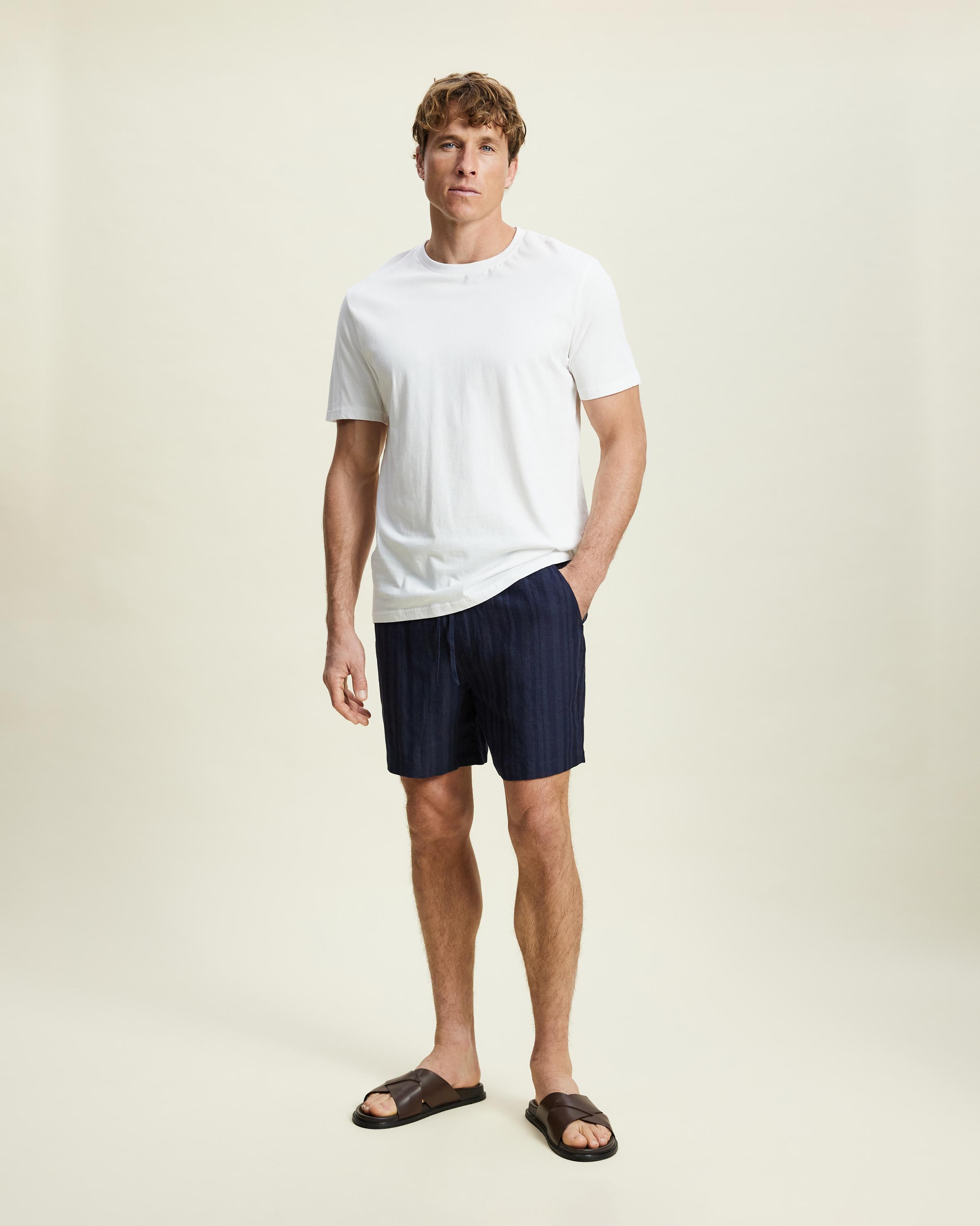 Linen Rayon Euro Shorts