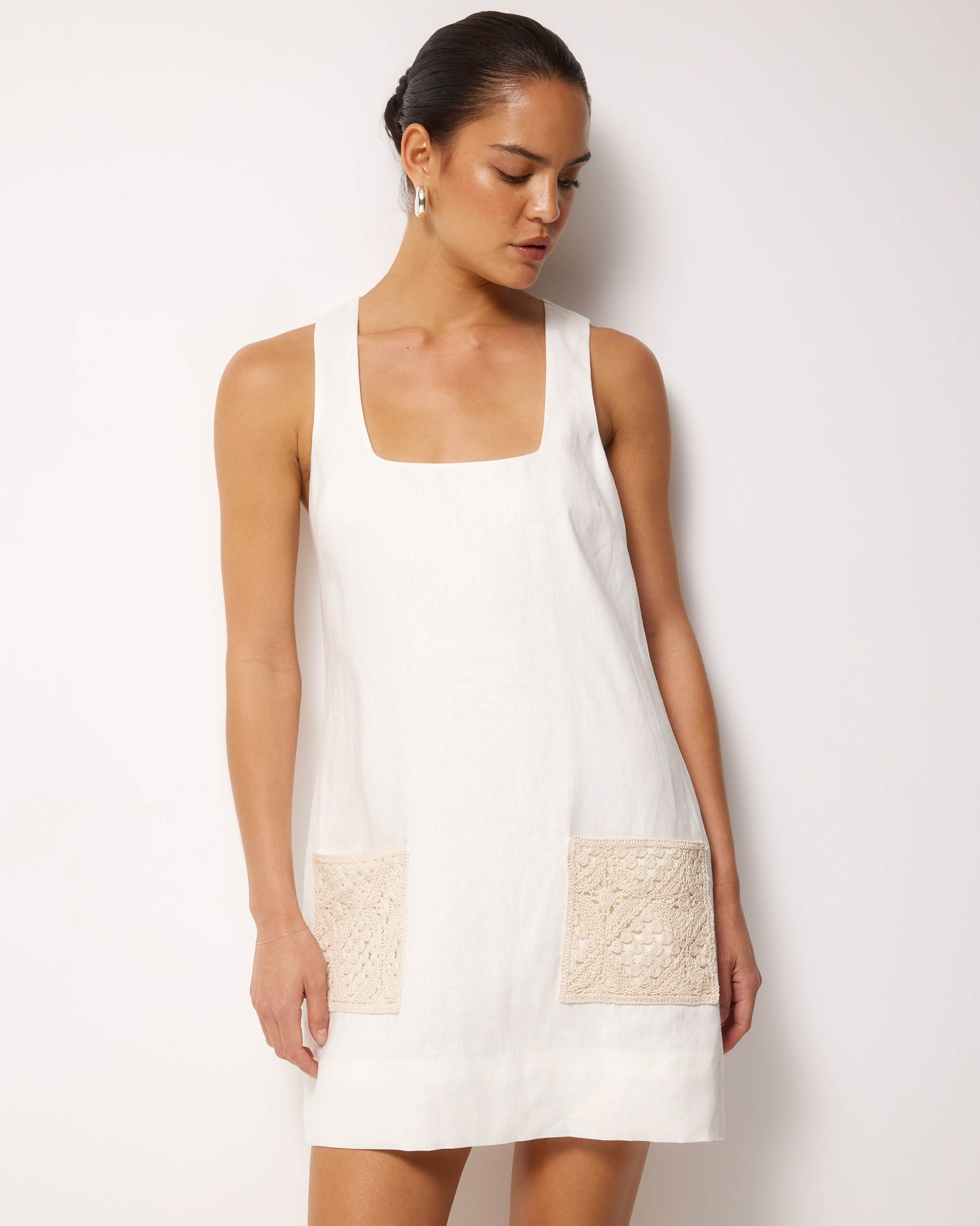 Mariella Linen Mini Dress