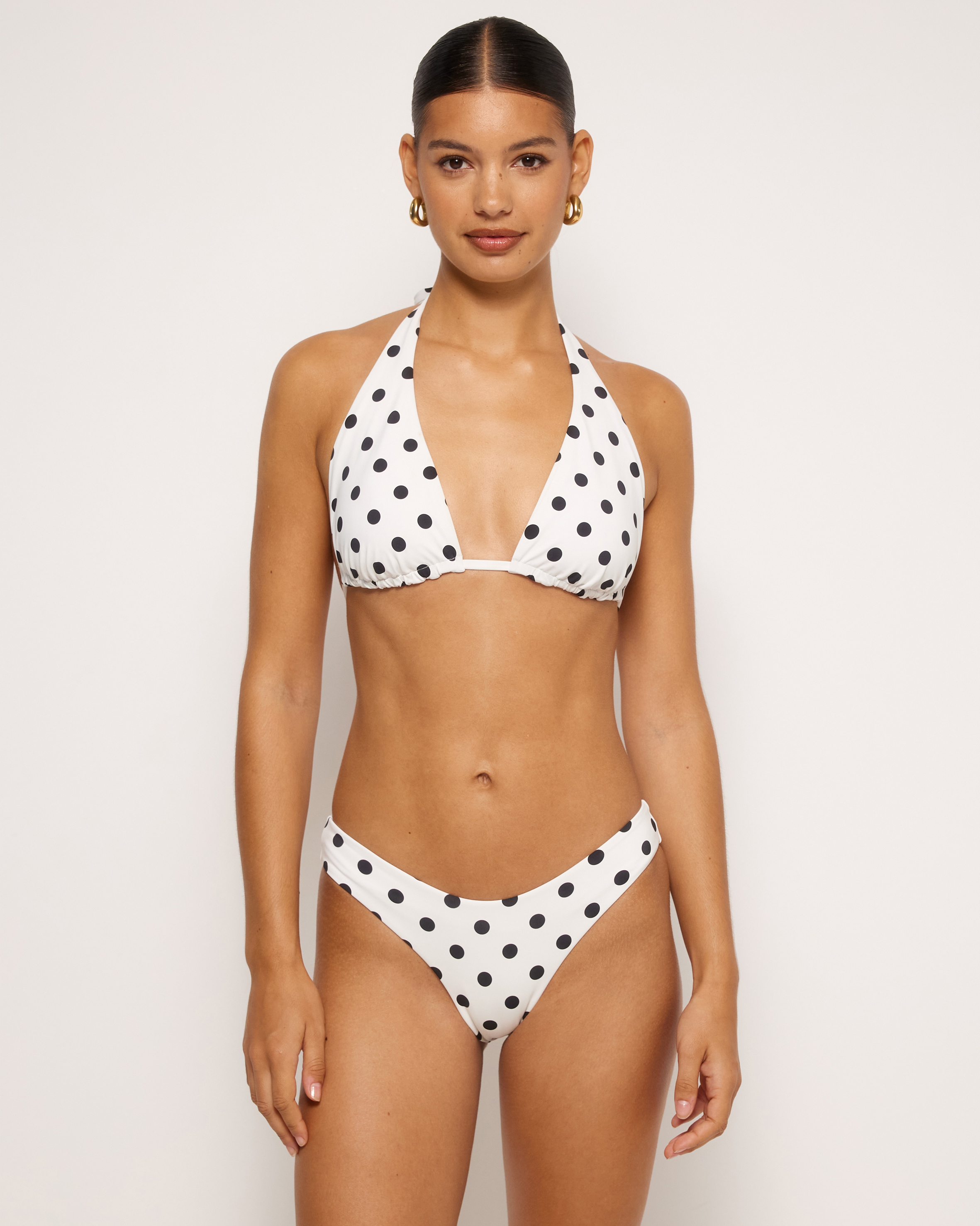 Halter Triangle Bikini Top