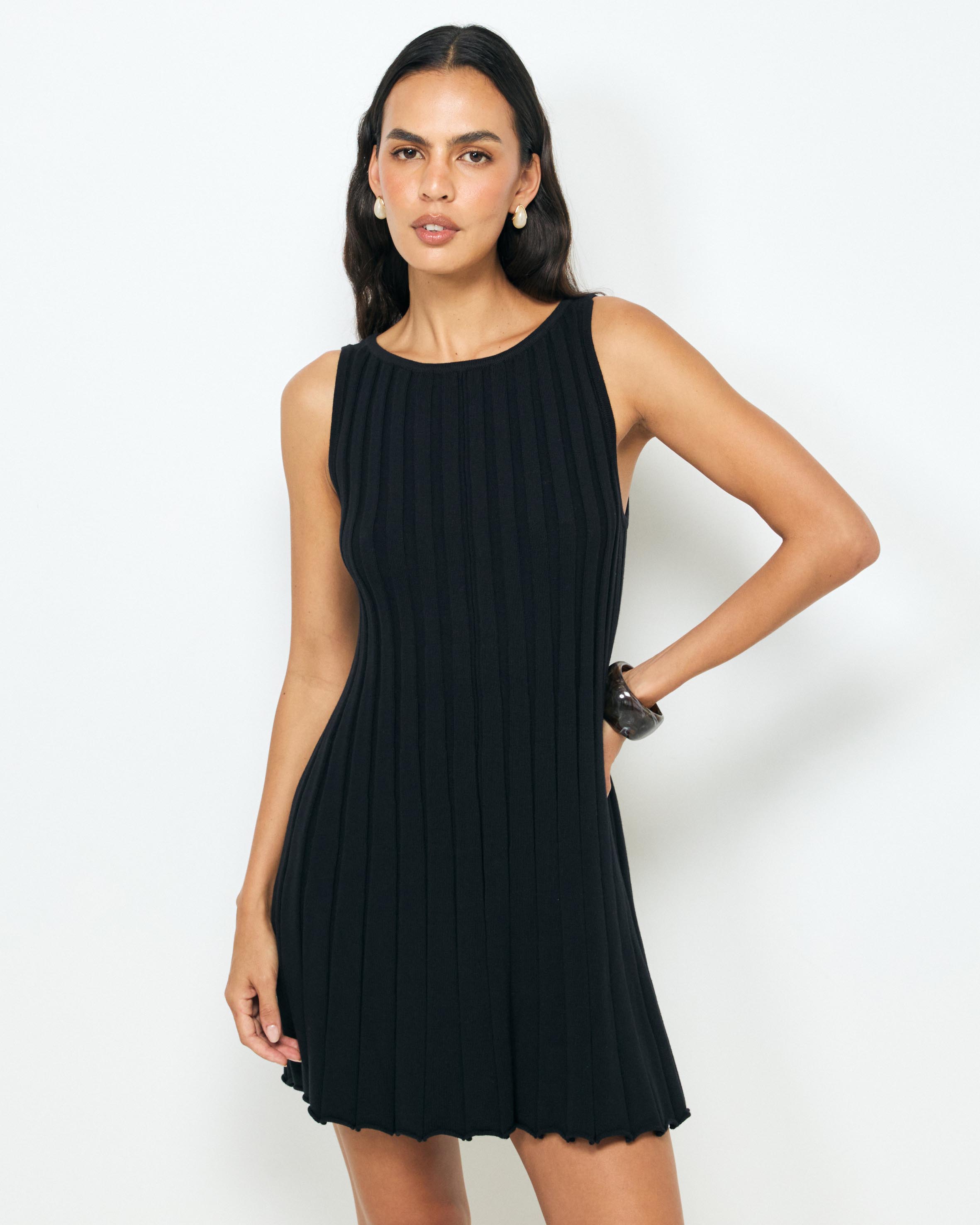 Zia Rib Knit Mini Dress