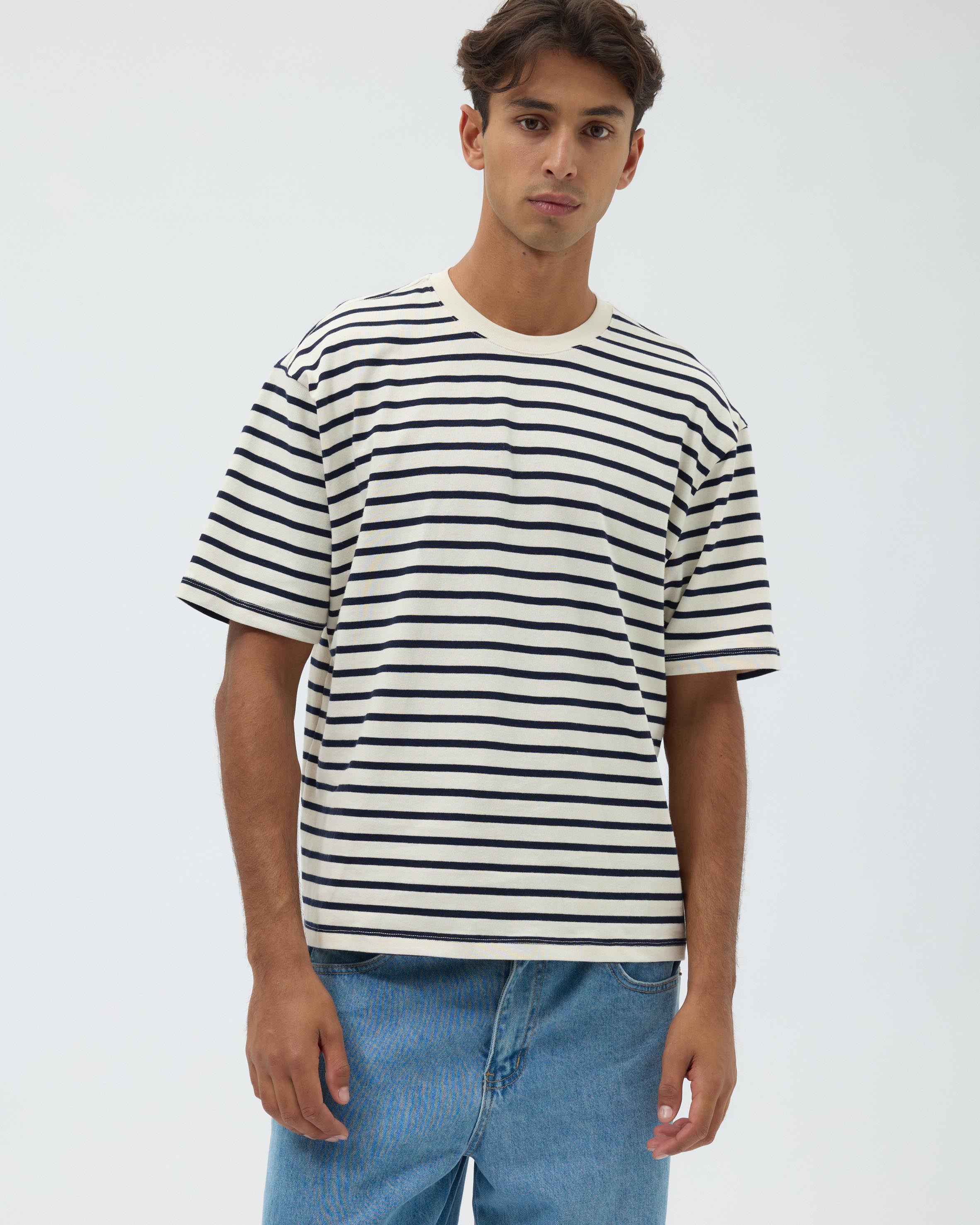 Heavyweight Stripe SS Tee