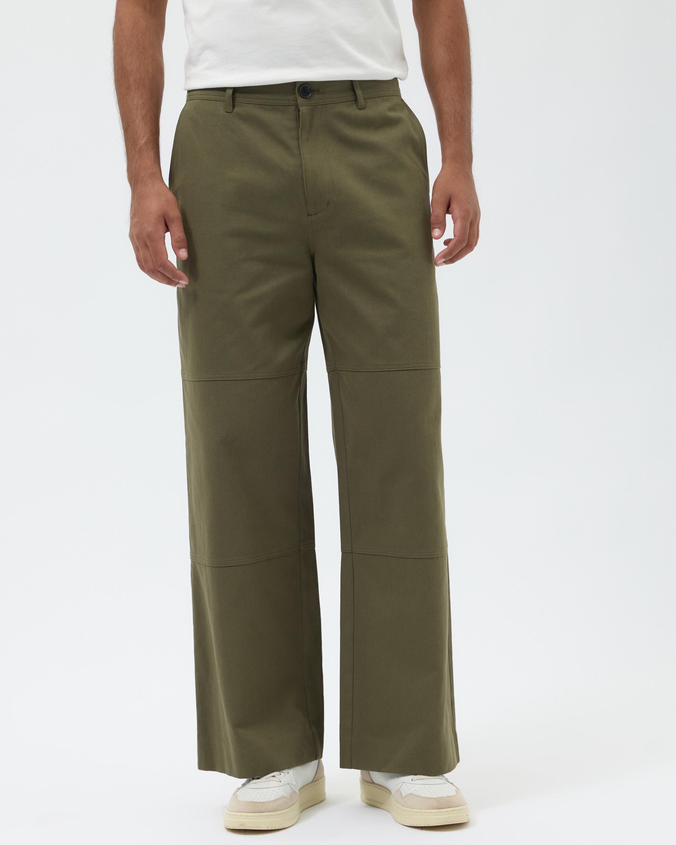 Pleated Relaxed Fit Pants