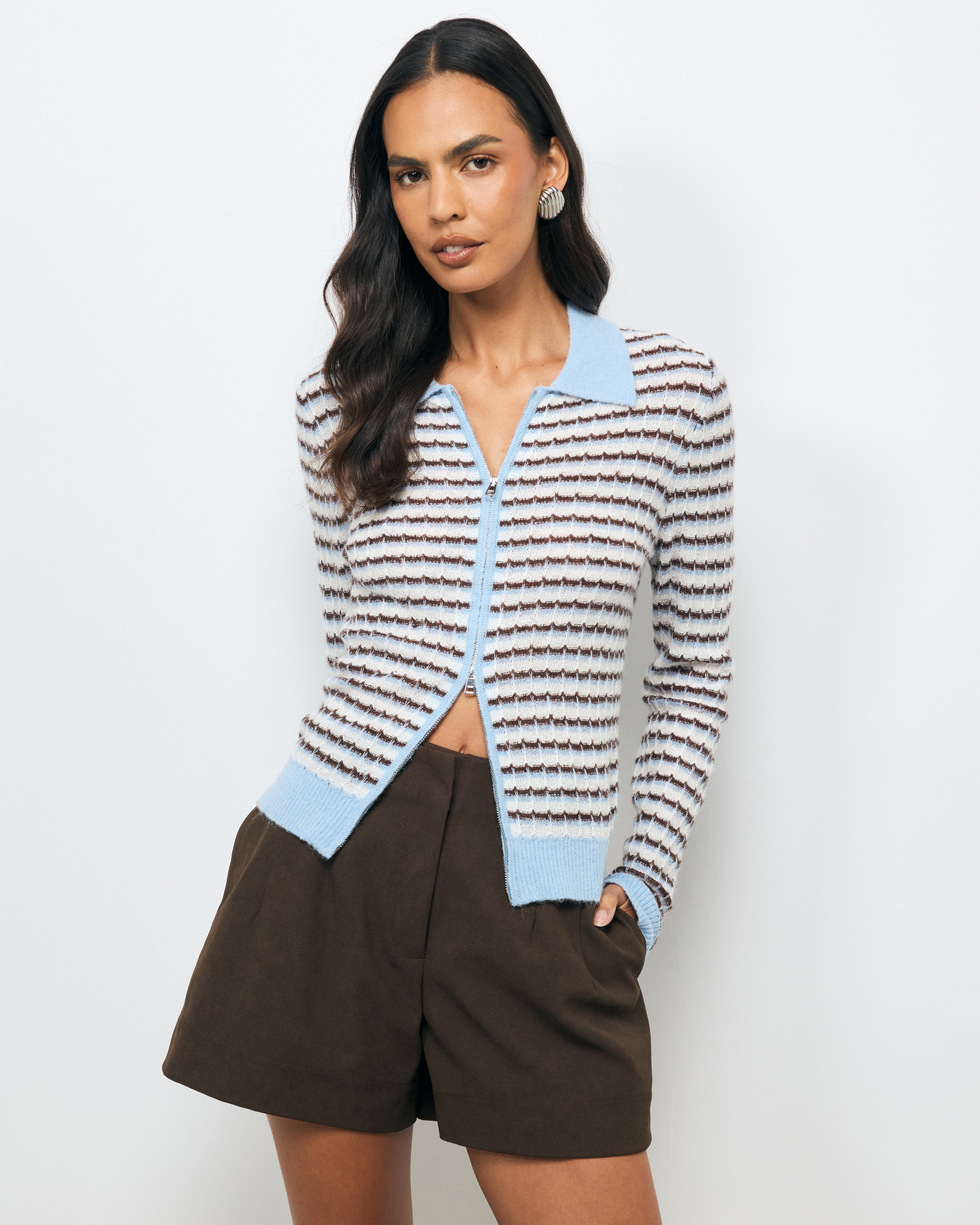 Baya Stripe Knit Top