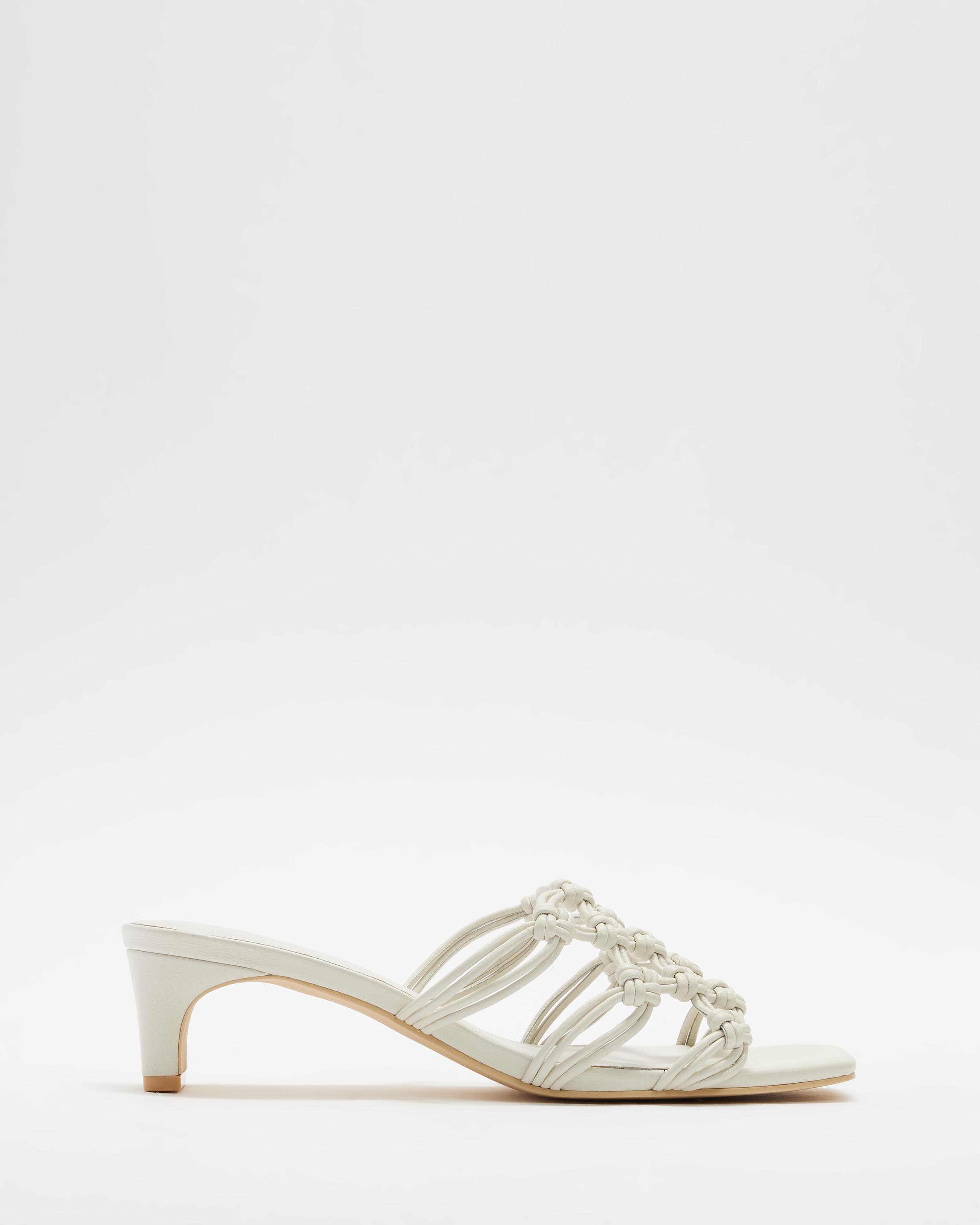 Knotted Leather Heels