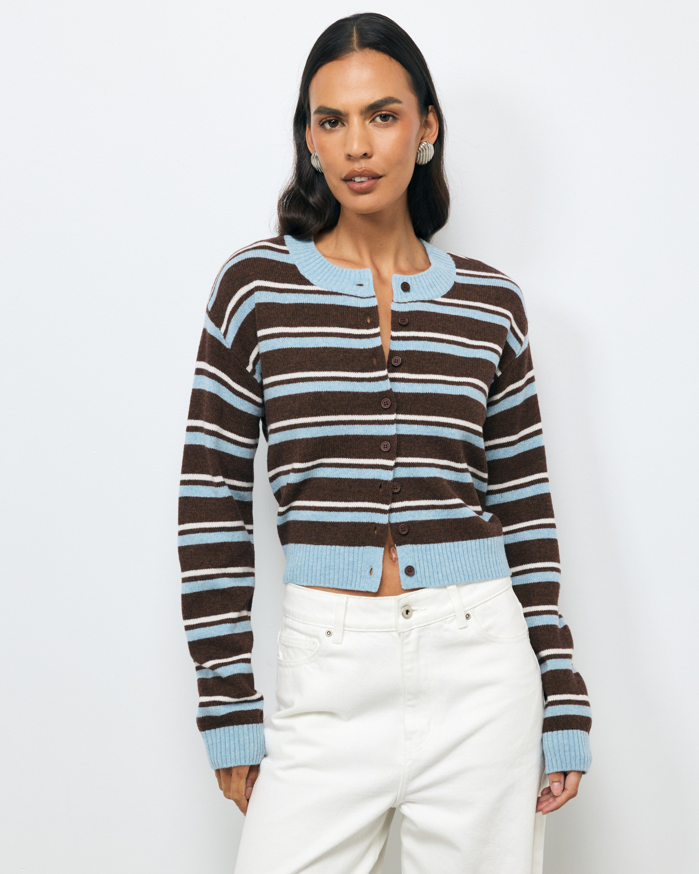 Sadie Merino Wool Cardigan
