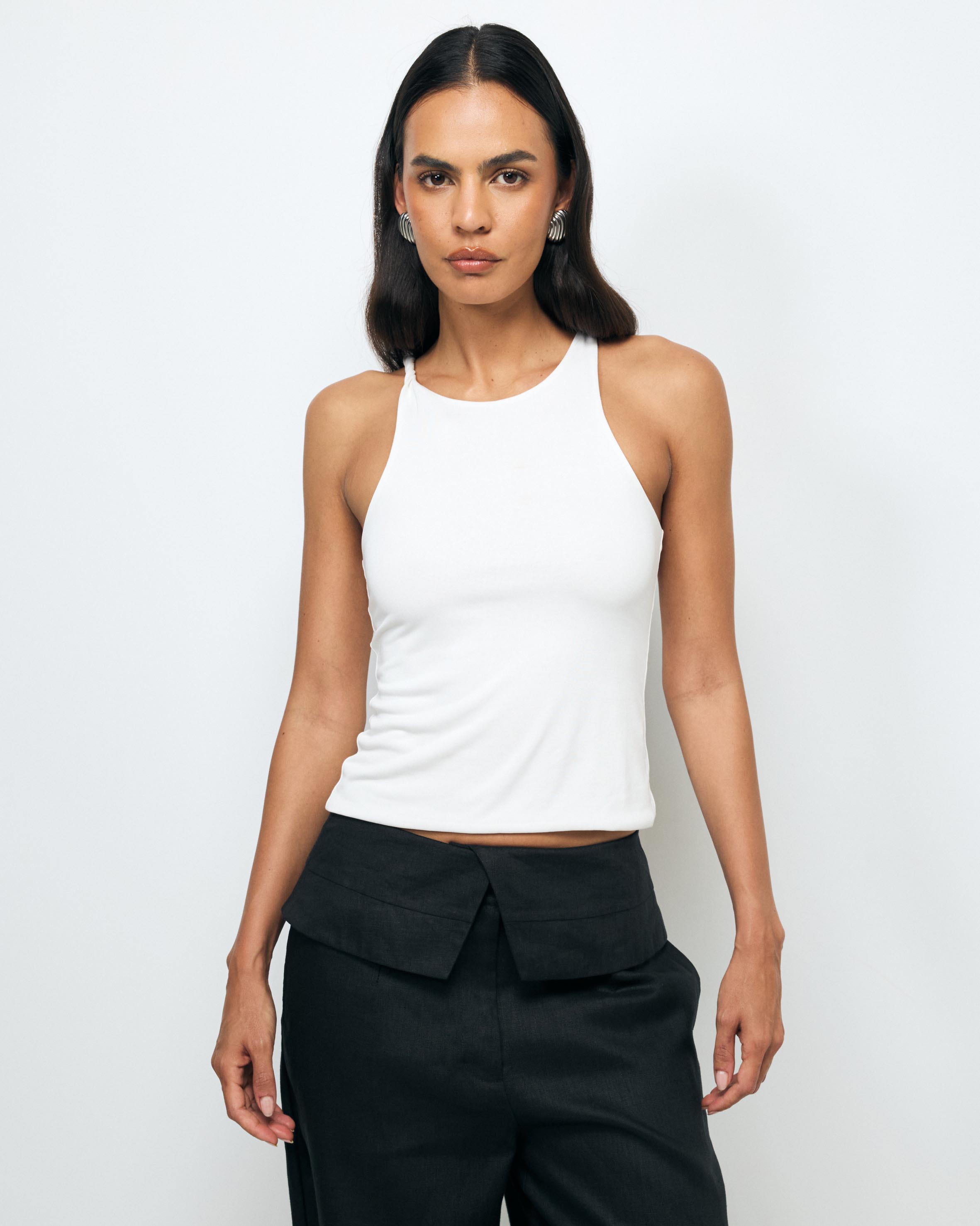 Leona Twist Detail Tank