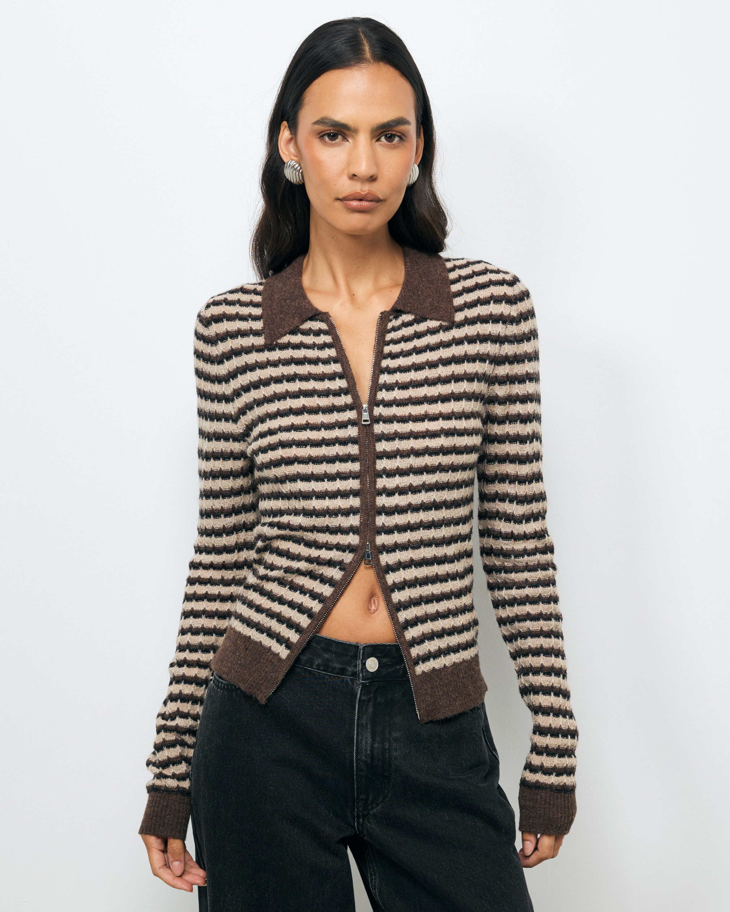 Baya Stripe Knit Top