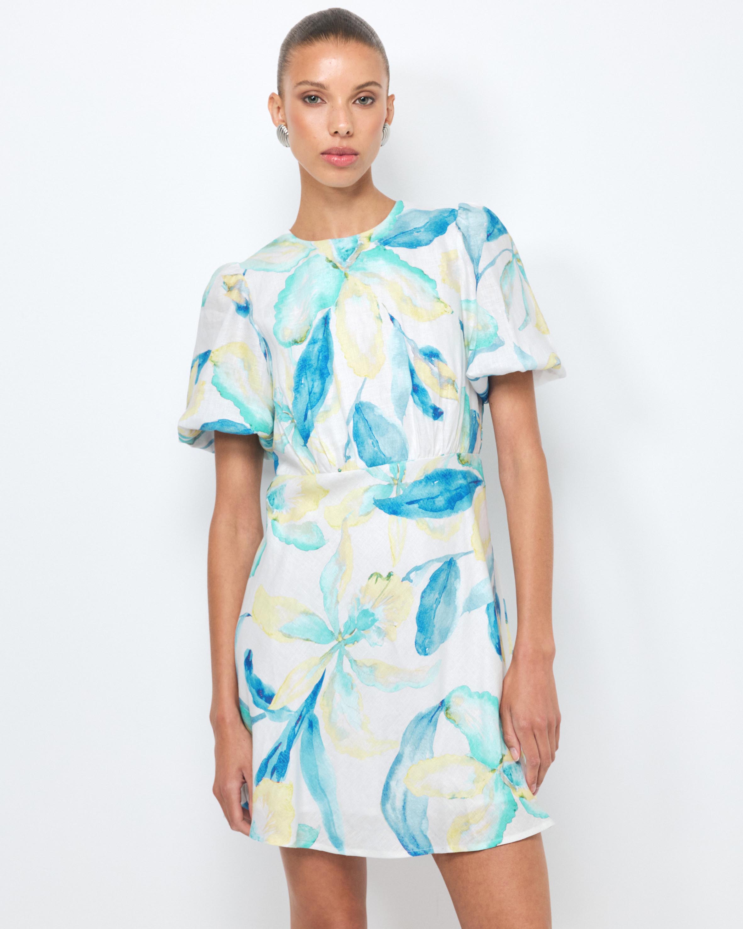 Kira Linen Mini Dress