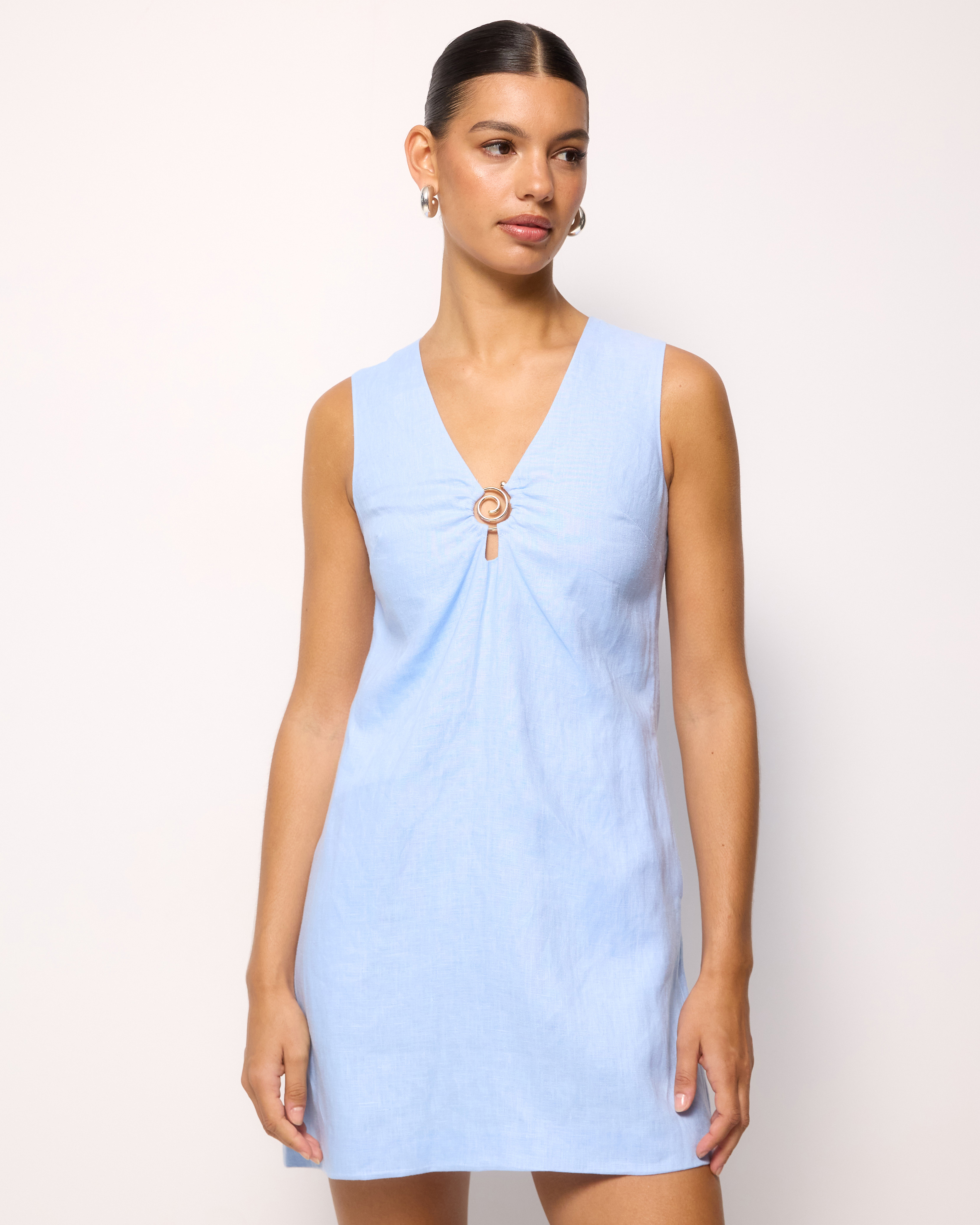 Lysandra Linen Mini Dress