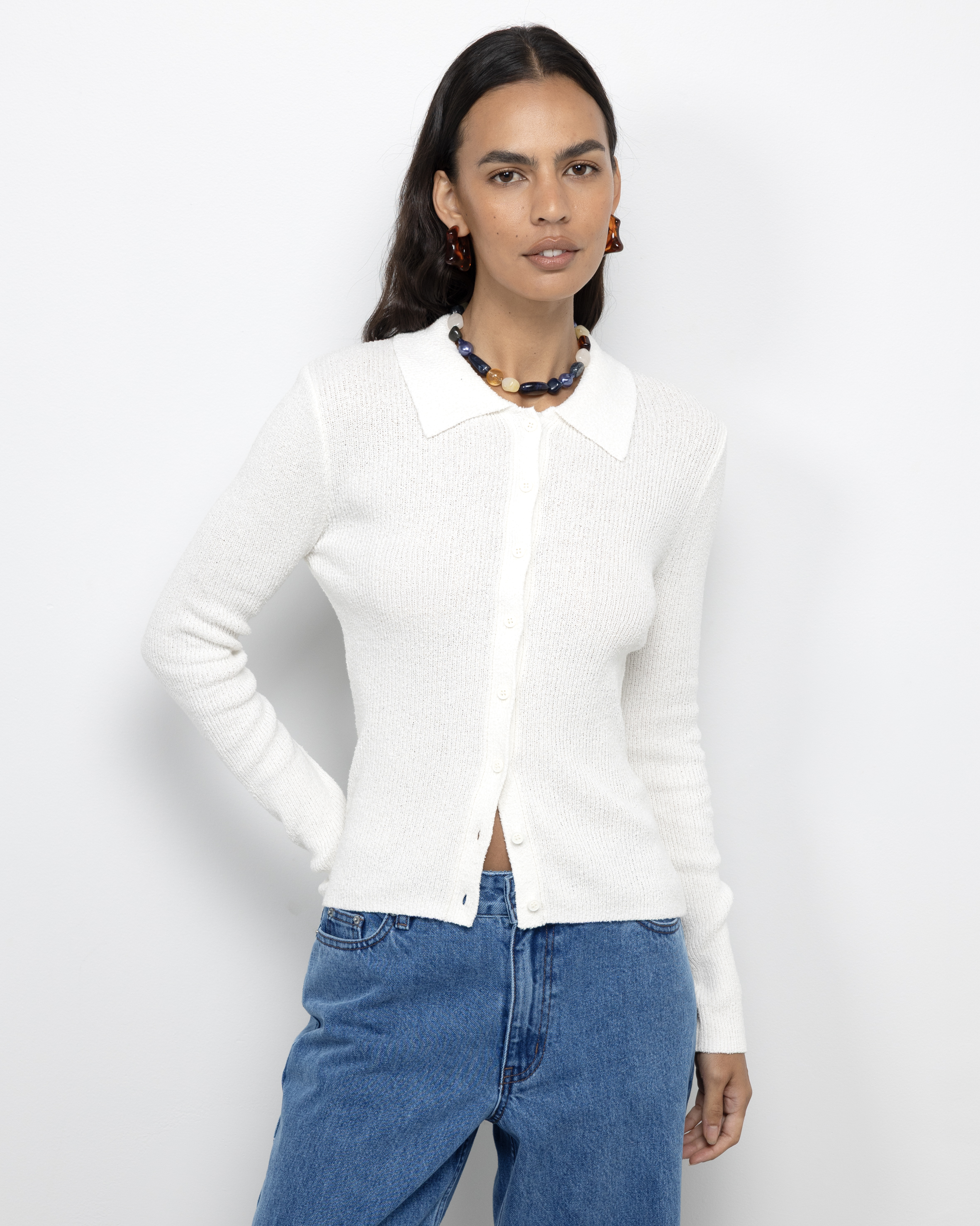Asha Textured Knit Cardigan