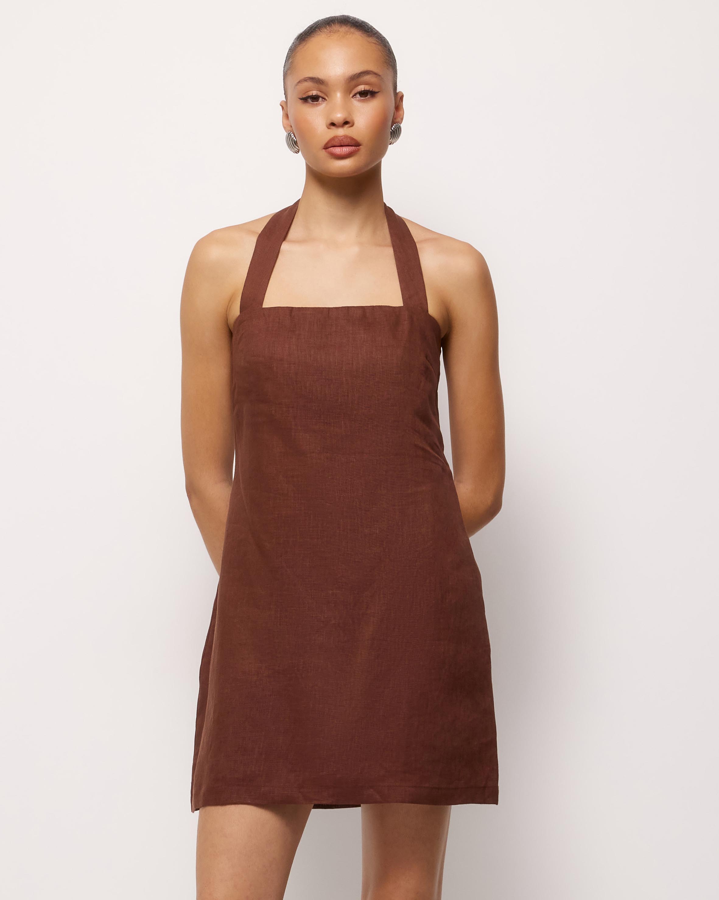 Tessa Linen Mini Dress