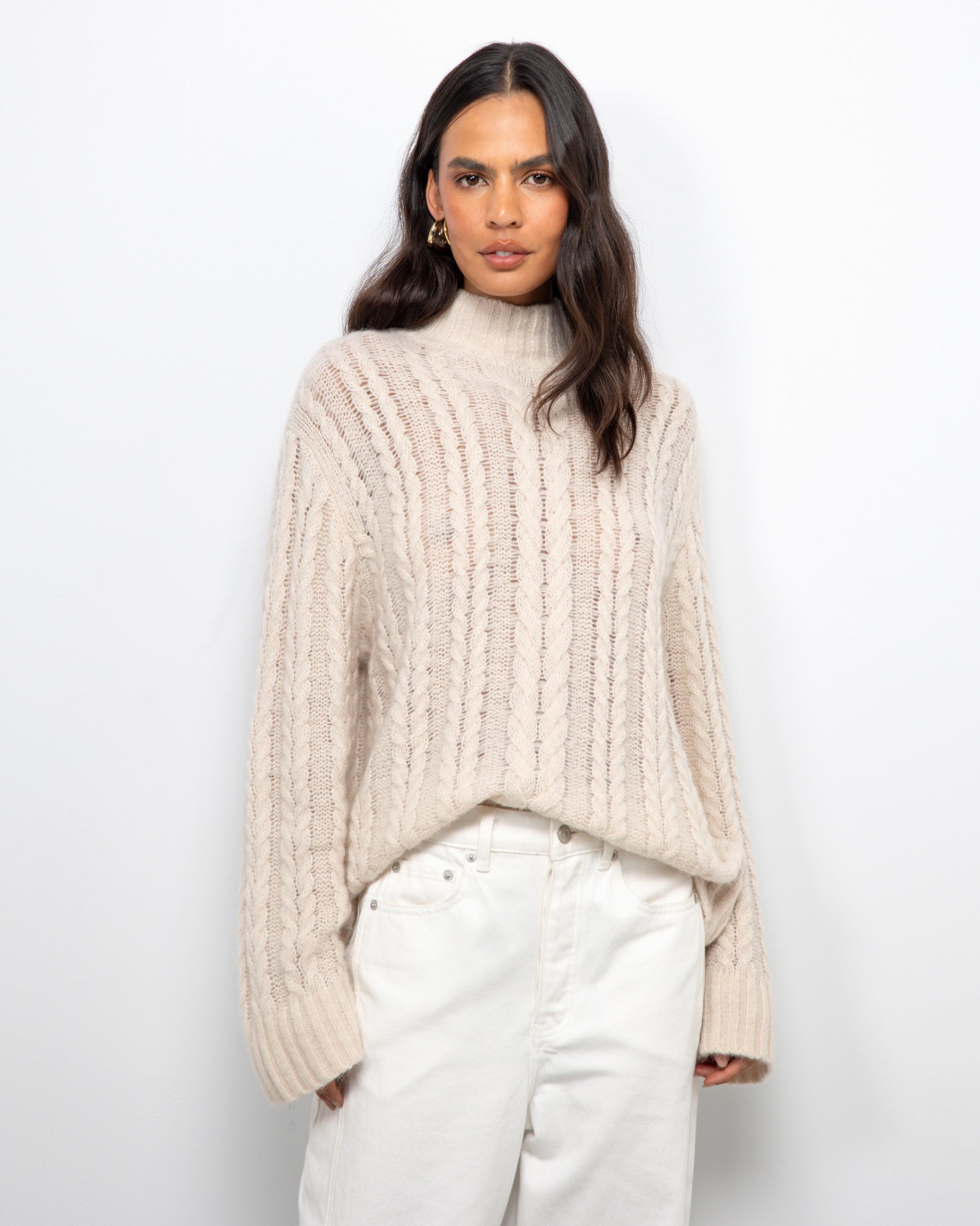 Zahra Cable Knit Jumper