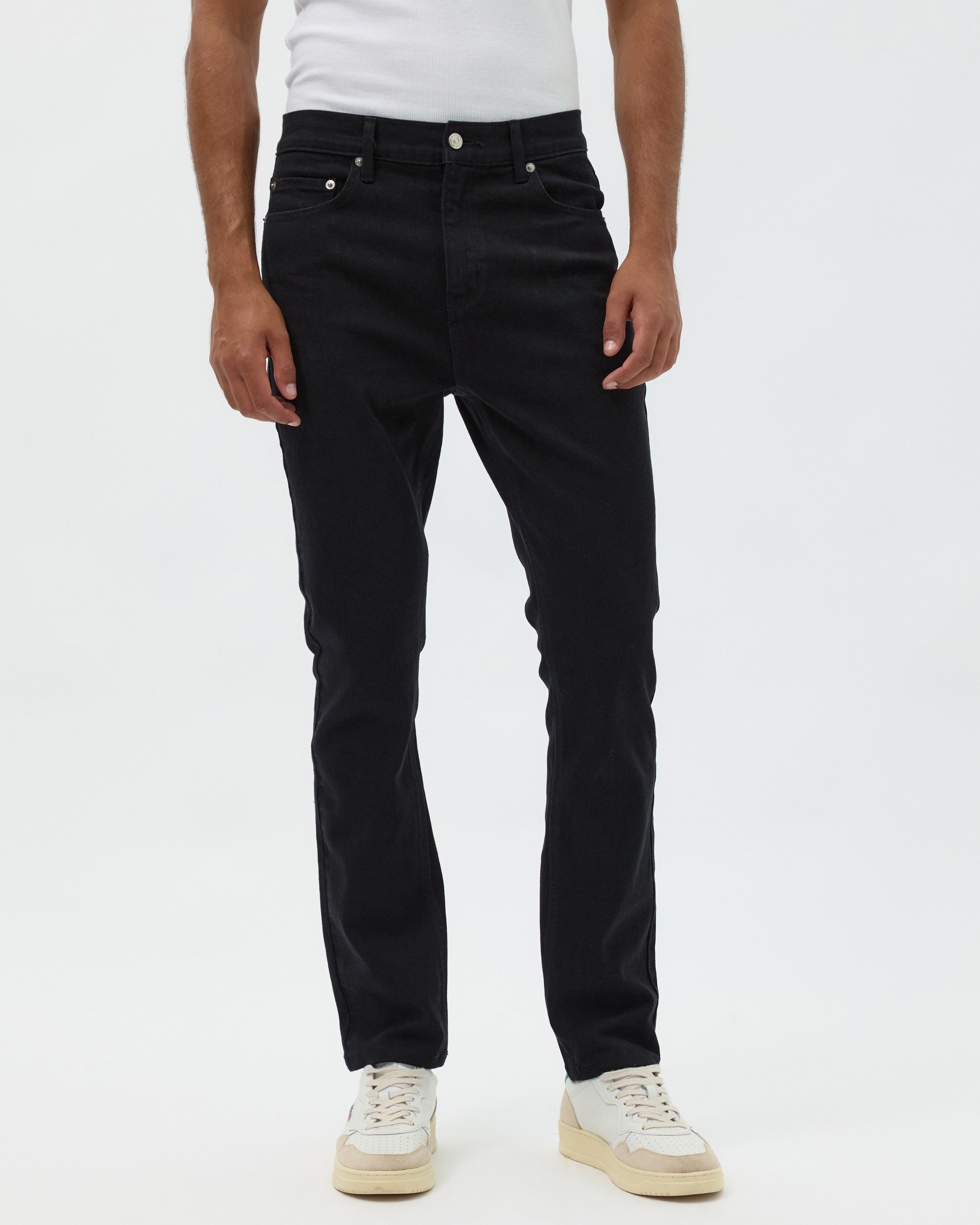 Cotton Slim Leg Jeans