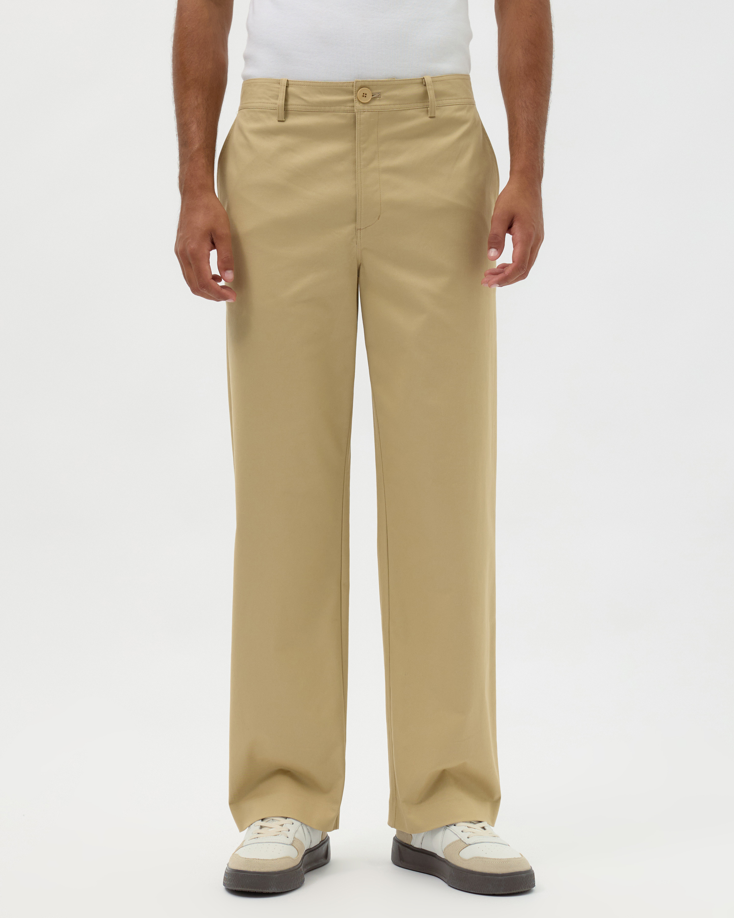 Organic Cotton Relaxed Chino Pants