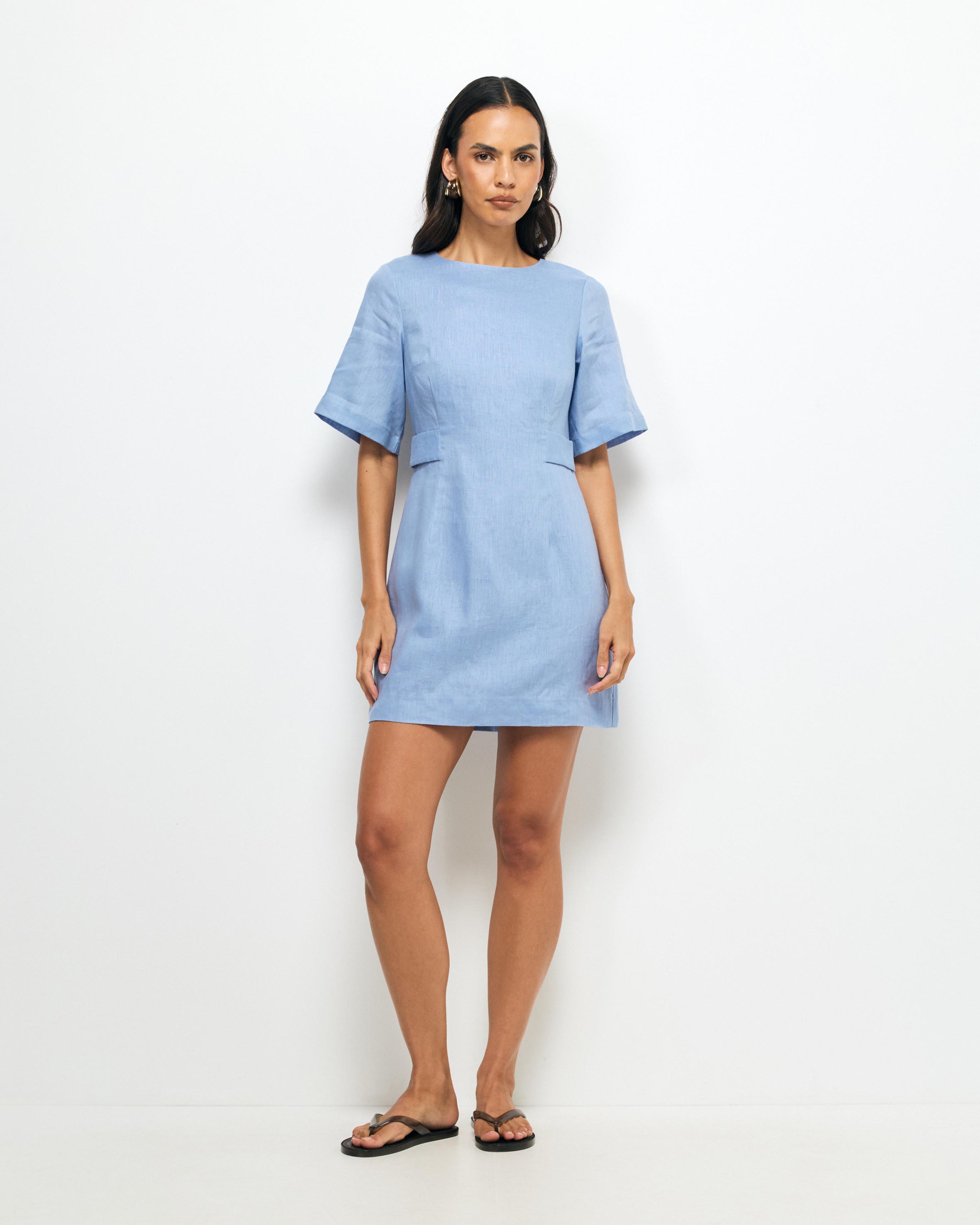 Clova Linen Mini Dress