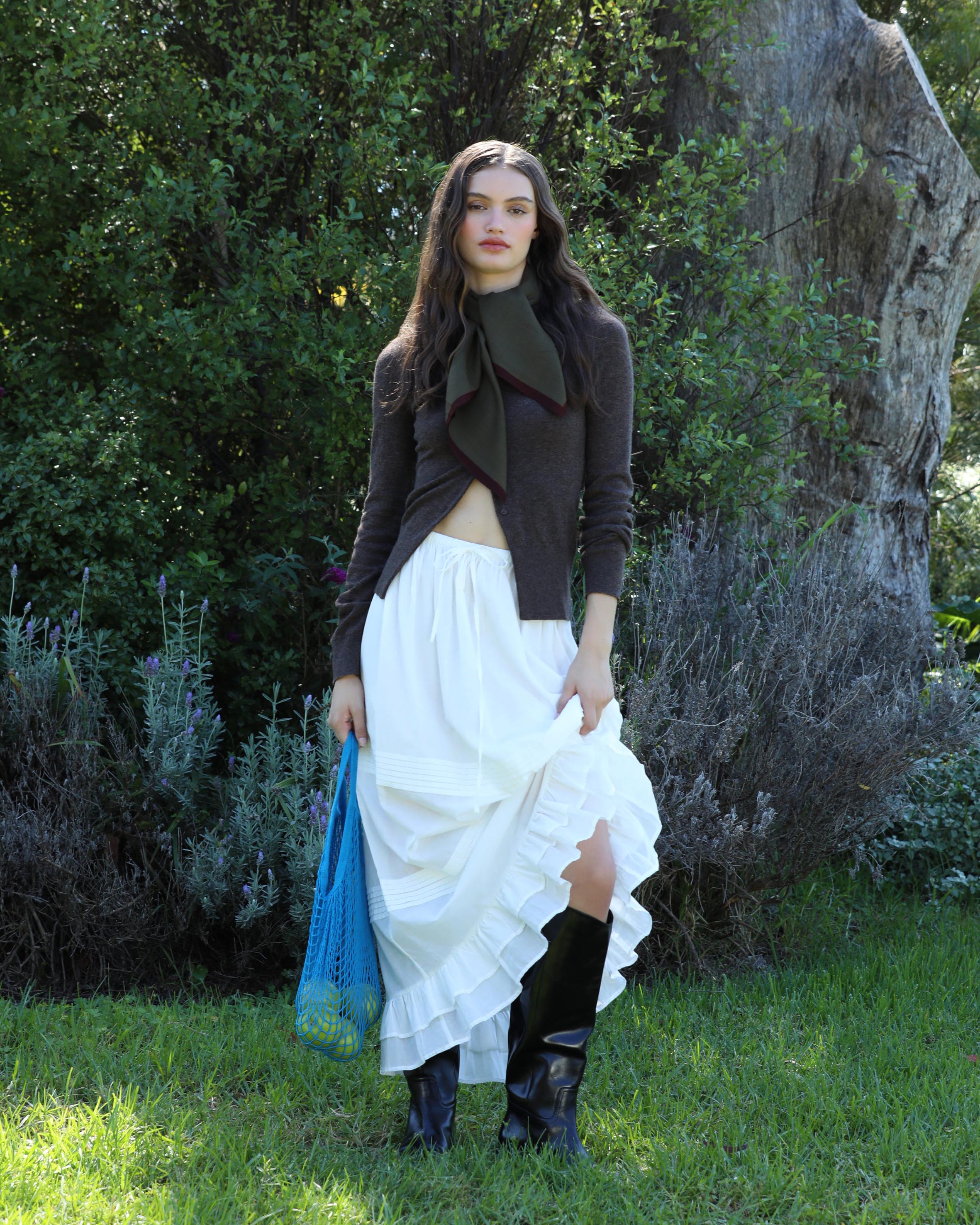 Isha Wool Cashmere Blend Cardigan