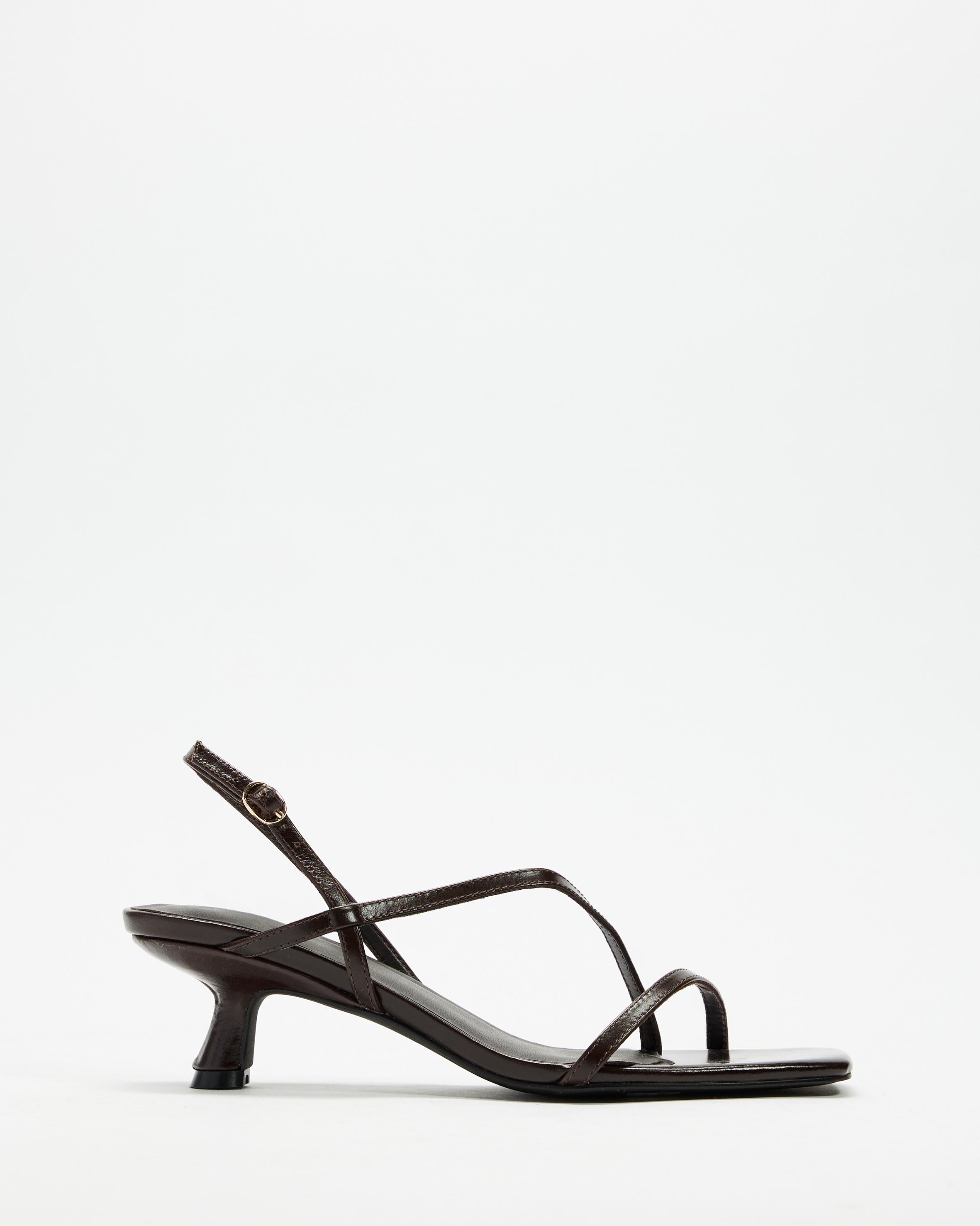 Leather Slingback Heels