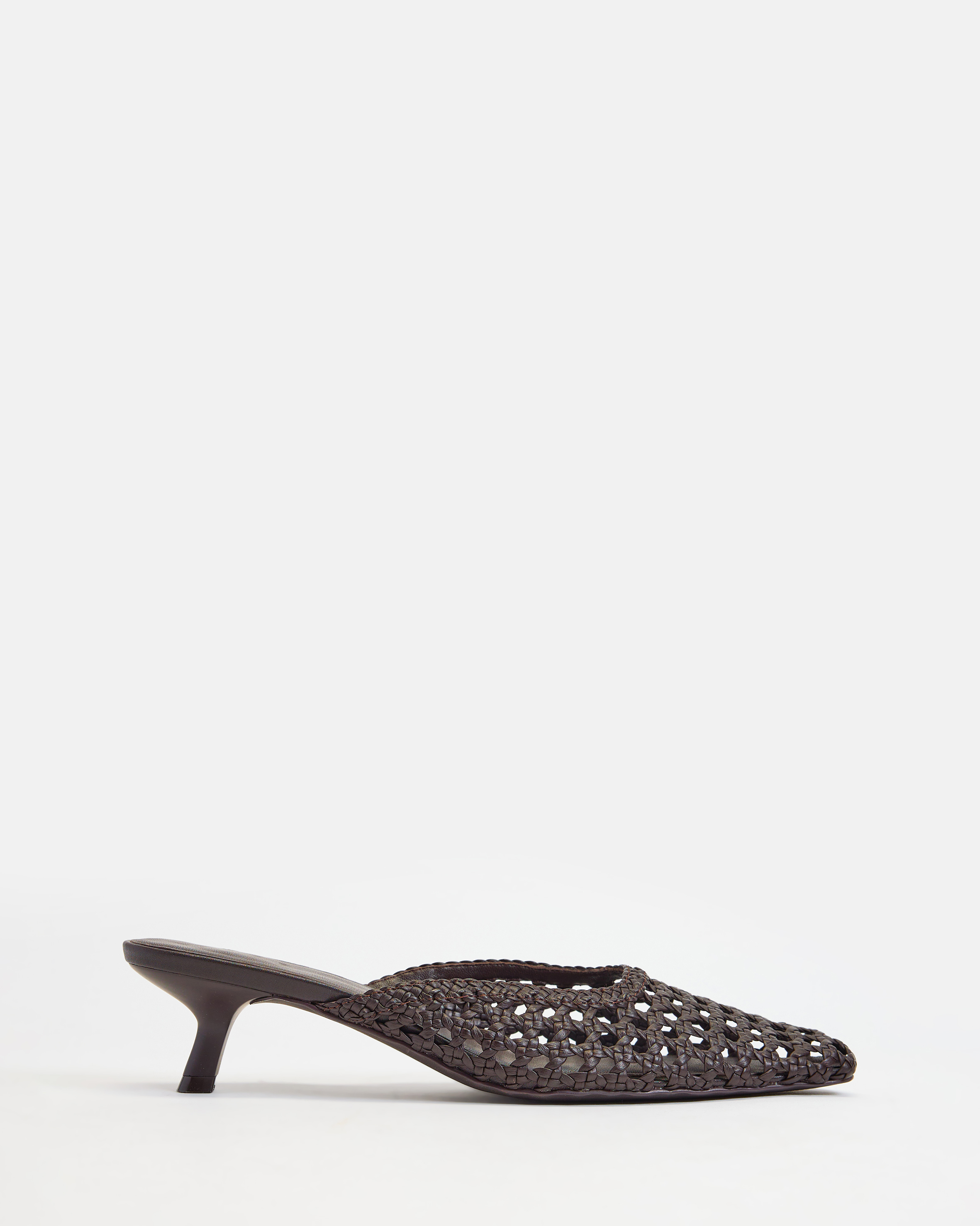 Woven Leather Heels
